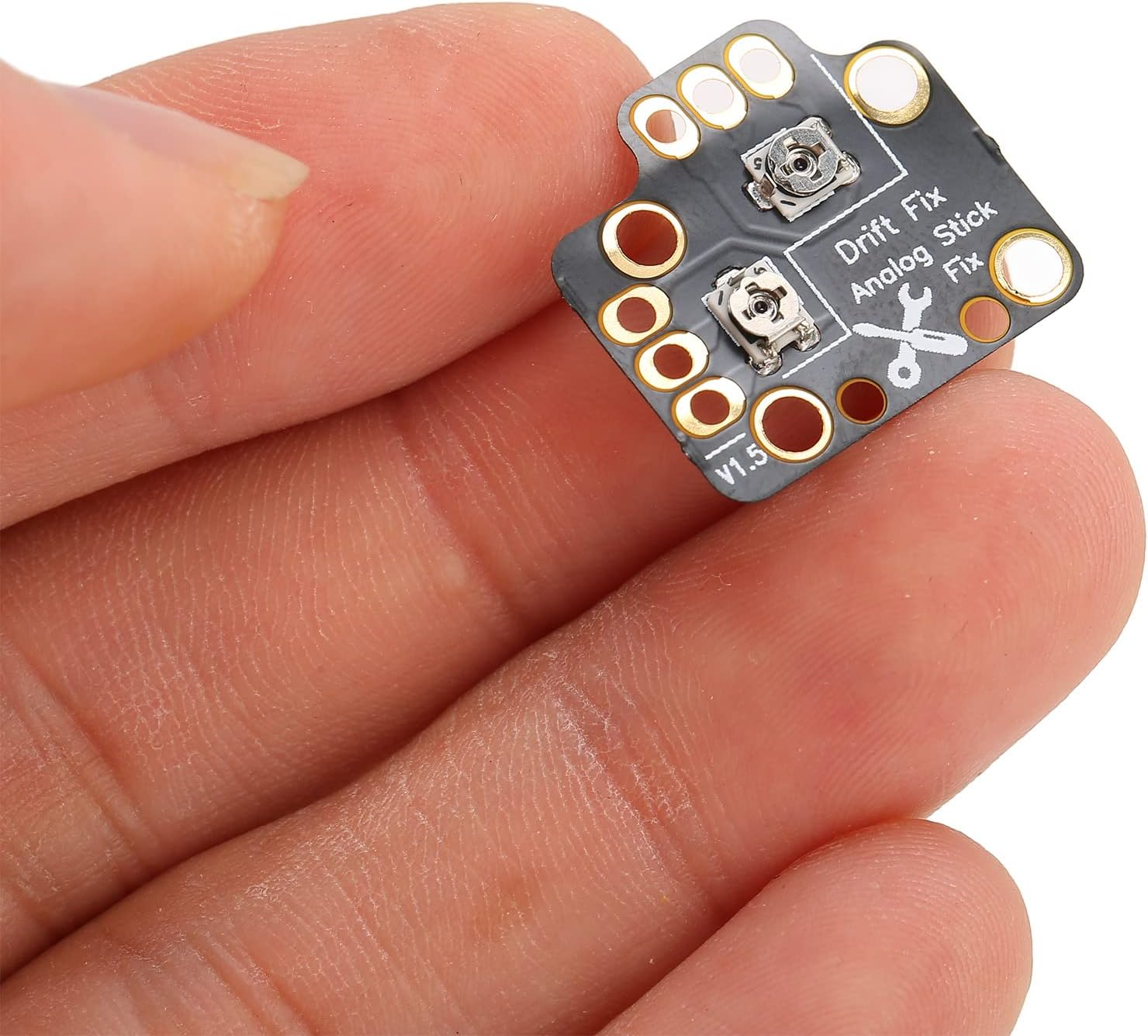 QANYEGN 10Pcs Gamepad Joystick Drift Repair Board, Gamepad Joystick Analog Stick Drift Fix Mod, PS5 Controller Stick Drift Fix Suitable for Game Controllers Black image number 3