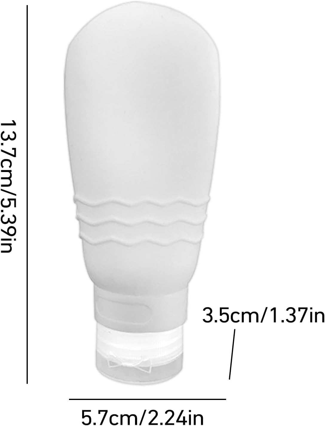 Travel Size Silicone Bottles | Squeeze Bottles Reusable Portable Cosmetic Supplies for Gel, Shampoo, Conditioner, Lotion, Cream Maciun image number 5