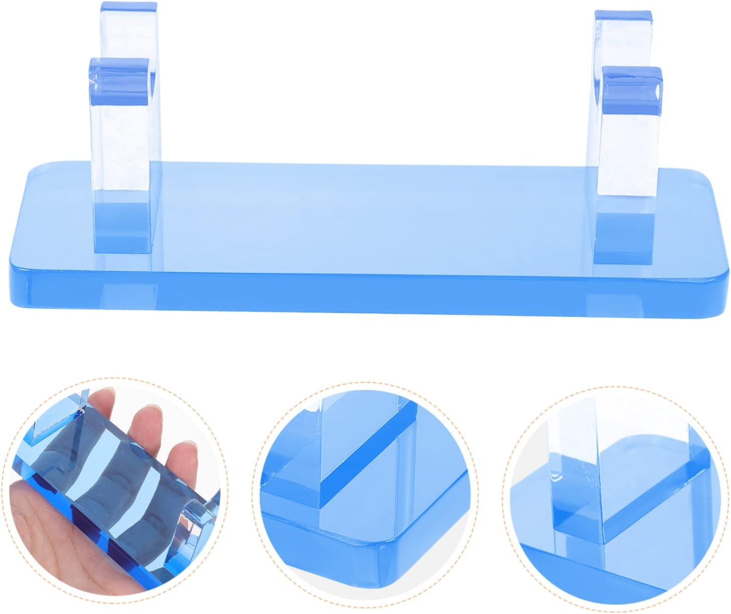 Tofficu 3Pcs Acrylic Pen Storage Stand Holder Pen Display Rack Organizer for Home Office School Dark image number 5