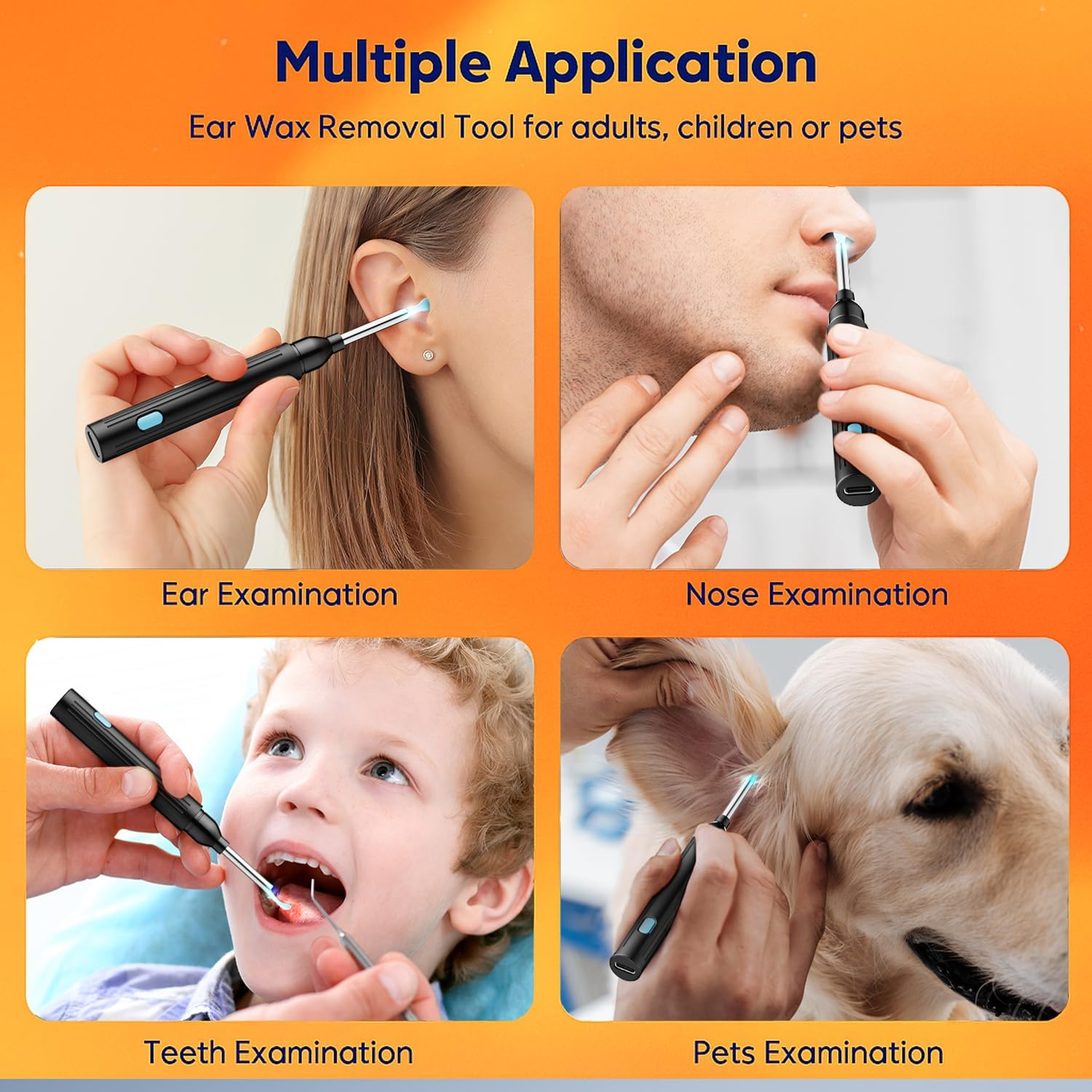 2 Pack Stainless Steel Ear Wax Removal Tools &ndash; Portable Ear Cleaner Kit with Ear Spoon & Spiral Tip, Reusable Ear Pick Cleaning Tool for Adults & Kids image number 4