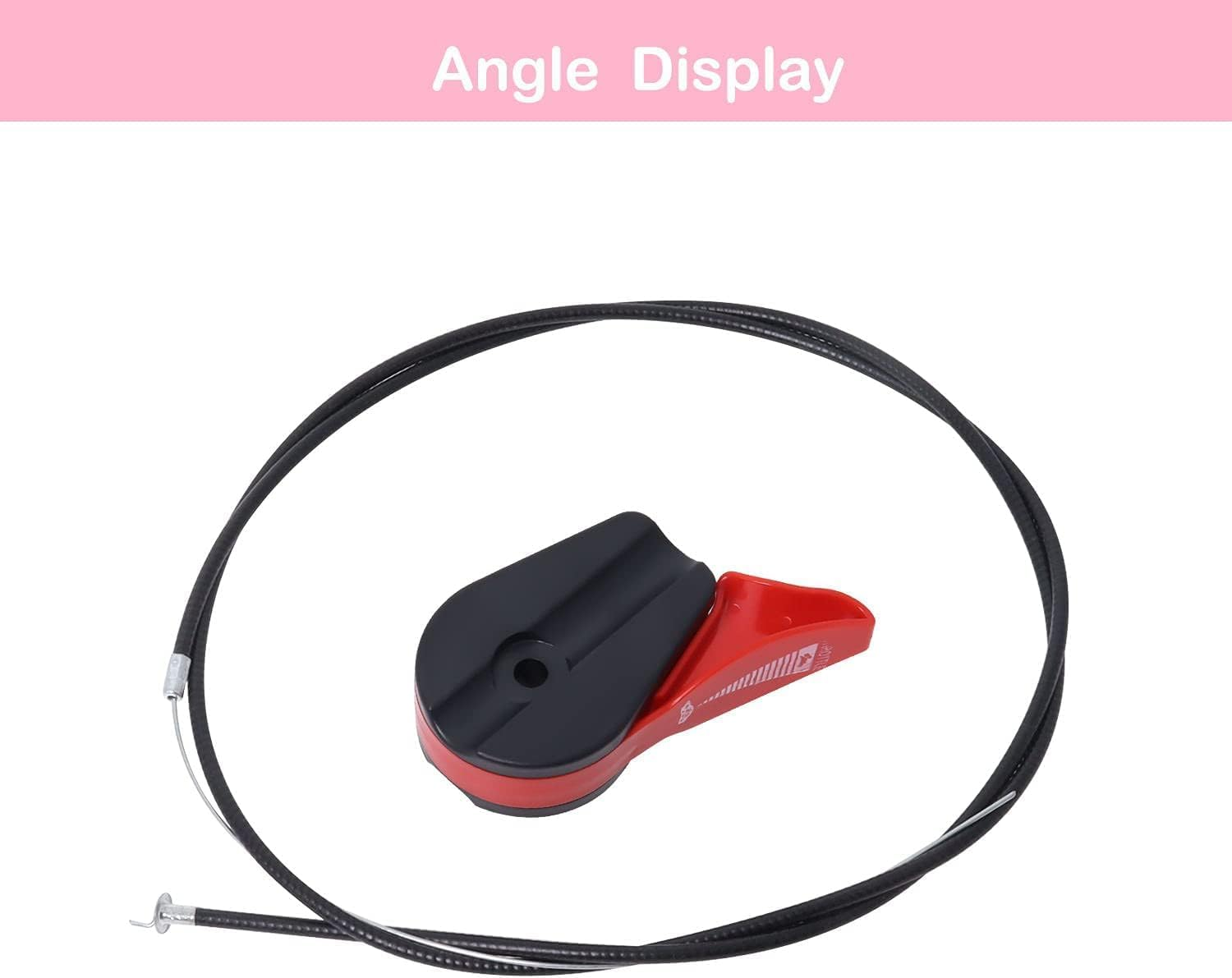 65" Lawn Mower Throttle Cable Universal Kit with Control Switch Lever Handle for Compatible with Electric Petrol Lawnmowers, Fits Most 4 Stroke MOWERS image number 5