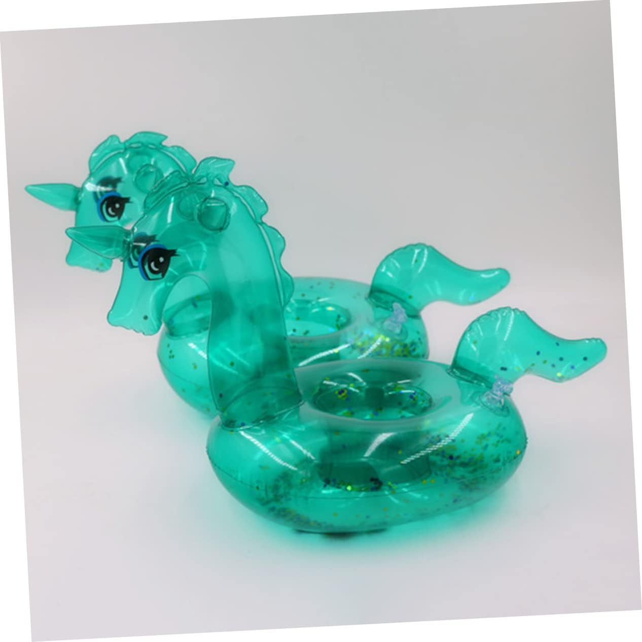 NOLITOY 4Pcs Inflatable Drink Cup Holder Floating Design PVC for Summer Gatherings image number 1