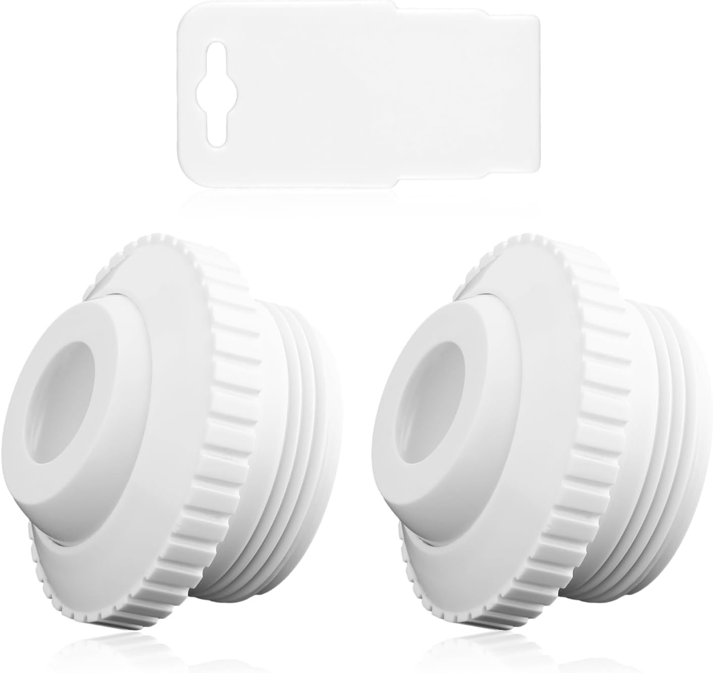 2 X Pool Jet, 3/4" Pool & SPA Replacement Parts with 1/2" Adjustable Swivel Eye White Color Pool Return Accessories with Removal Tool image number 6