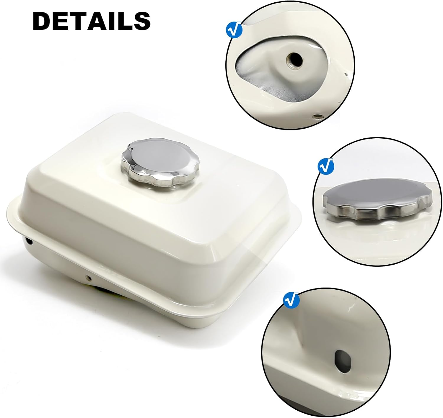 Fuel Gas Tank Cap Filter 17510-ZE1-030ZA, Replacement for Honda Engines Motors GX120 GX140 GX160 GX200 5.5-6.5Hp image number 2