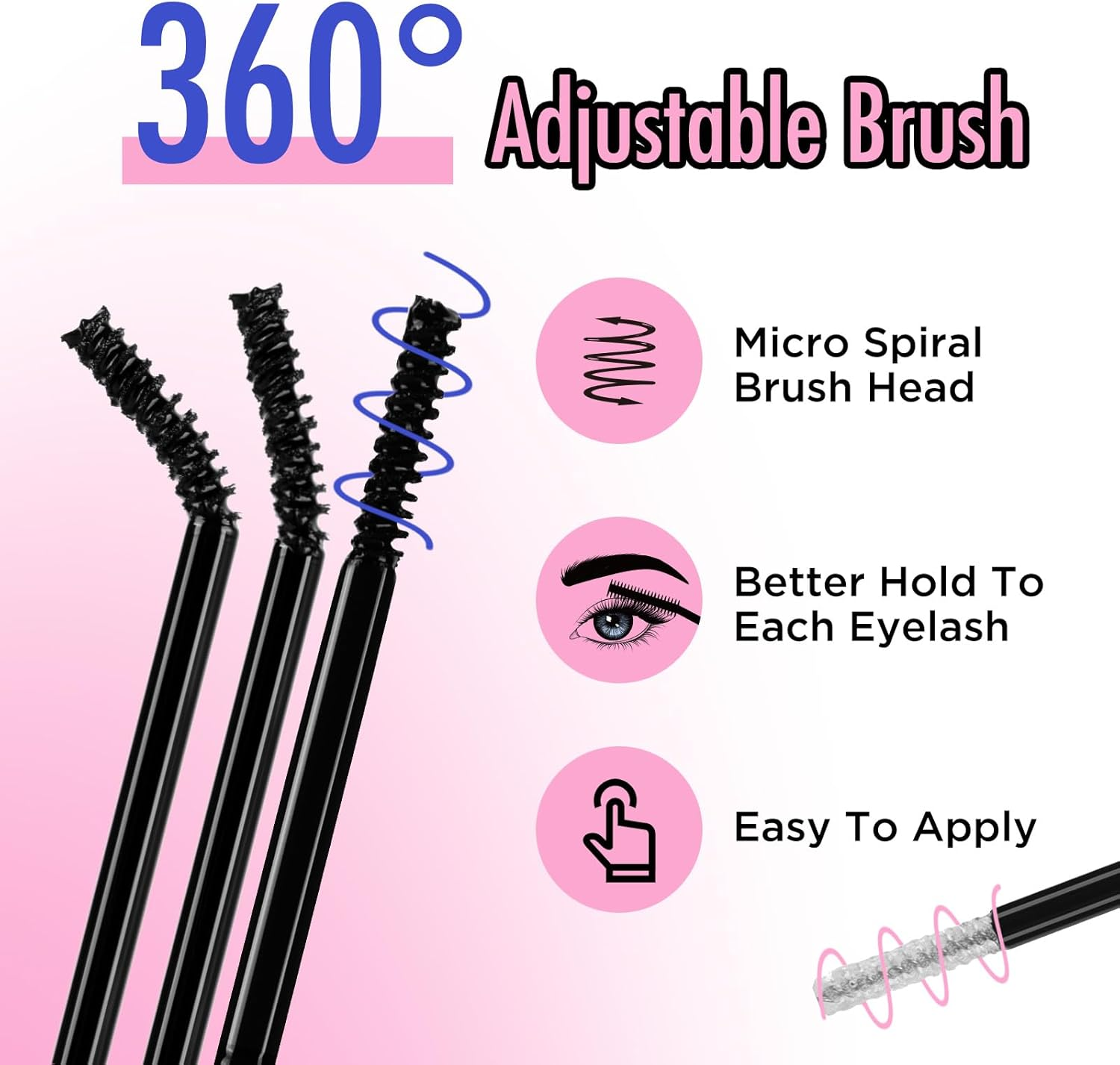 BEPHOLAN Lash Bond and Seal, DIY Eyelash Extension Bond & Seal, Lash Glue Mascara Infused with Biotin & Vitamin E&ndash;Super Strong Hold & Latex Free, Suitable for Sensitive Eyes, 0.30 Oz