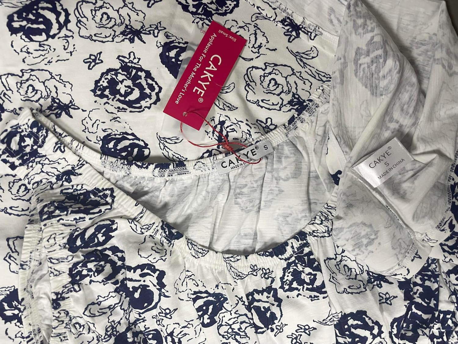 CAKYE Maternity Nursing Nightgown Dress Sleepwear Breastfeeding Pregnancy Pajamas image number 4