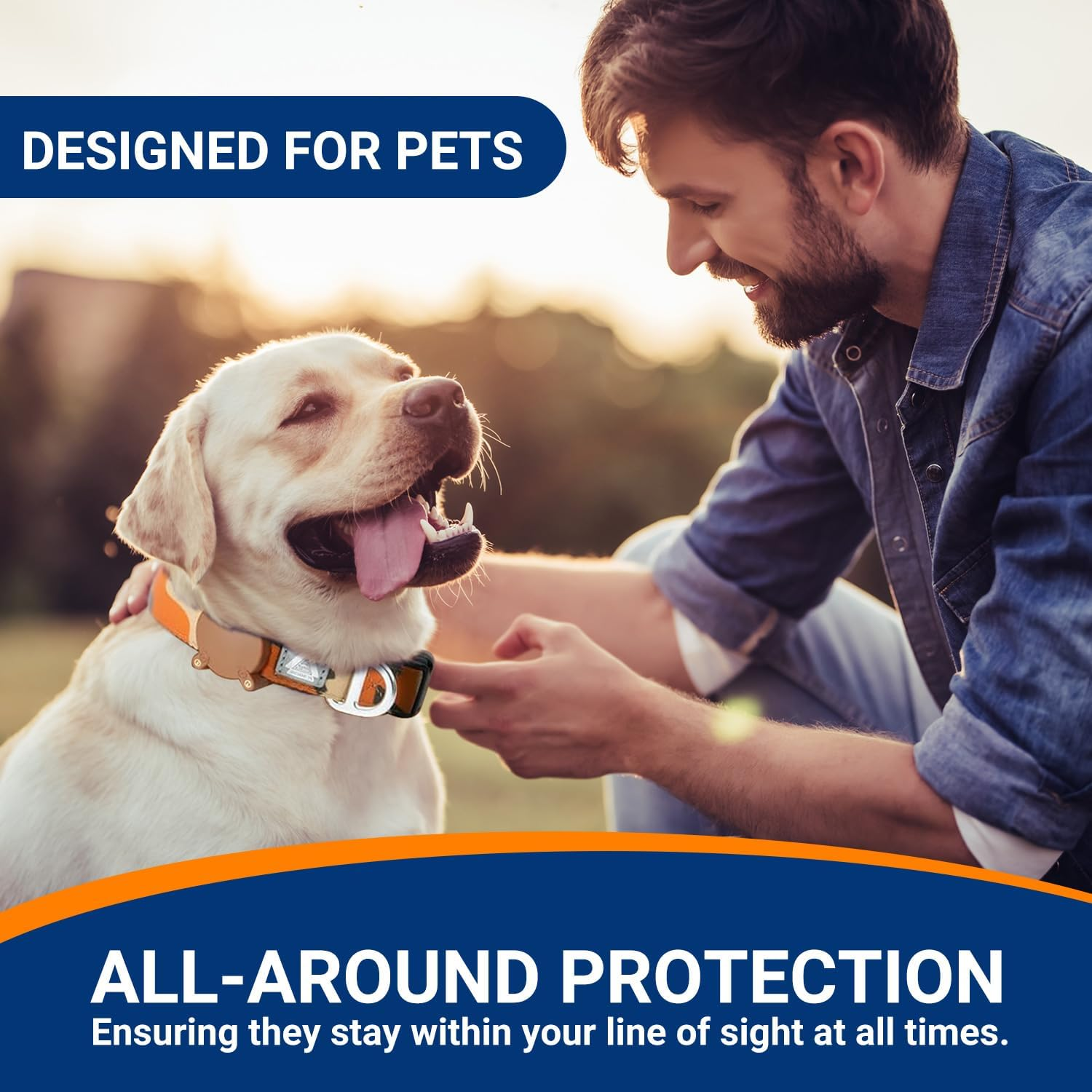 Waterproof Airtag Dog Collar Holder,Durable Airtag Holder for Dog & Cat,Pc+Abs Protective Airtag Dog Cover for Apple Airtag,Fits up to 1" Width Pet Collar(Brown) image number 6