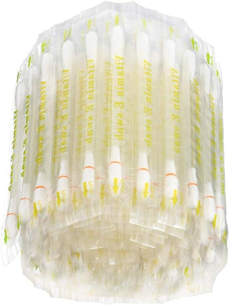 120PCS Lips Oil Swabs Stick,Disposable Applicators,Vitamin E Cotton Swabs E Lips Oil Cotton Swabs for Lip Gum and Teeth image number 2