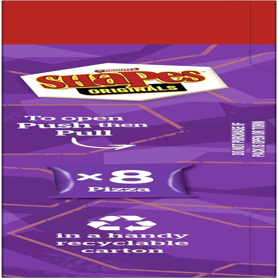 Arnott'S Shapes Original Crackers Pizza Multipack 8 Pack image number 2