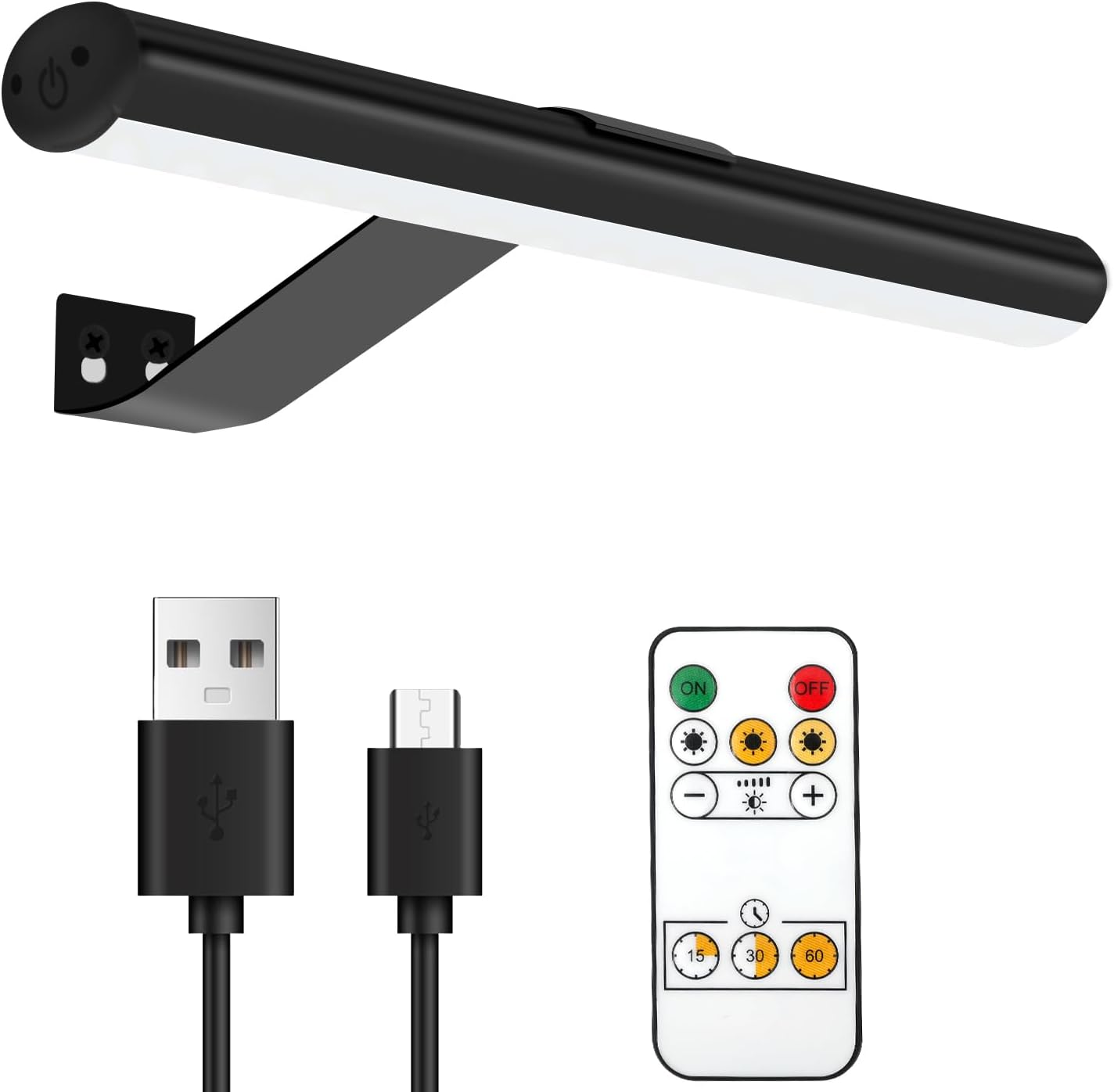 4000Mah Wireless LED Picture Lighting, 3W Rechargeable Wall Light, Dimmable Light with Touch & Remote, 300LM Display Lamp with Timer for Picture Frame Art Dartboard Gallery Mirror image number 3