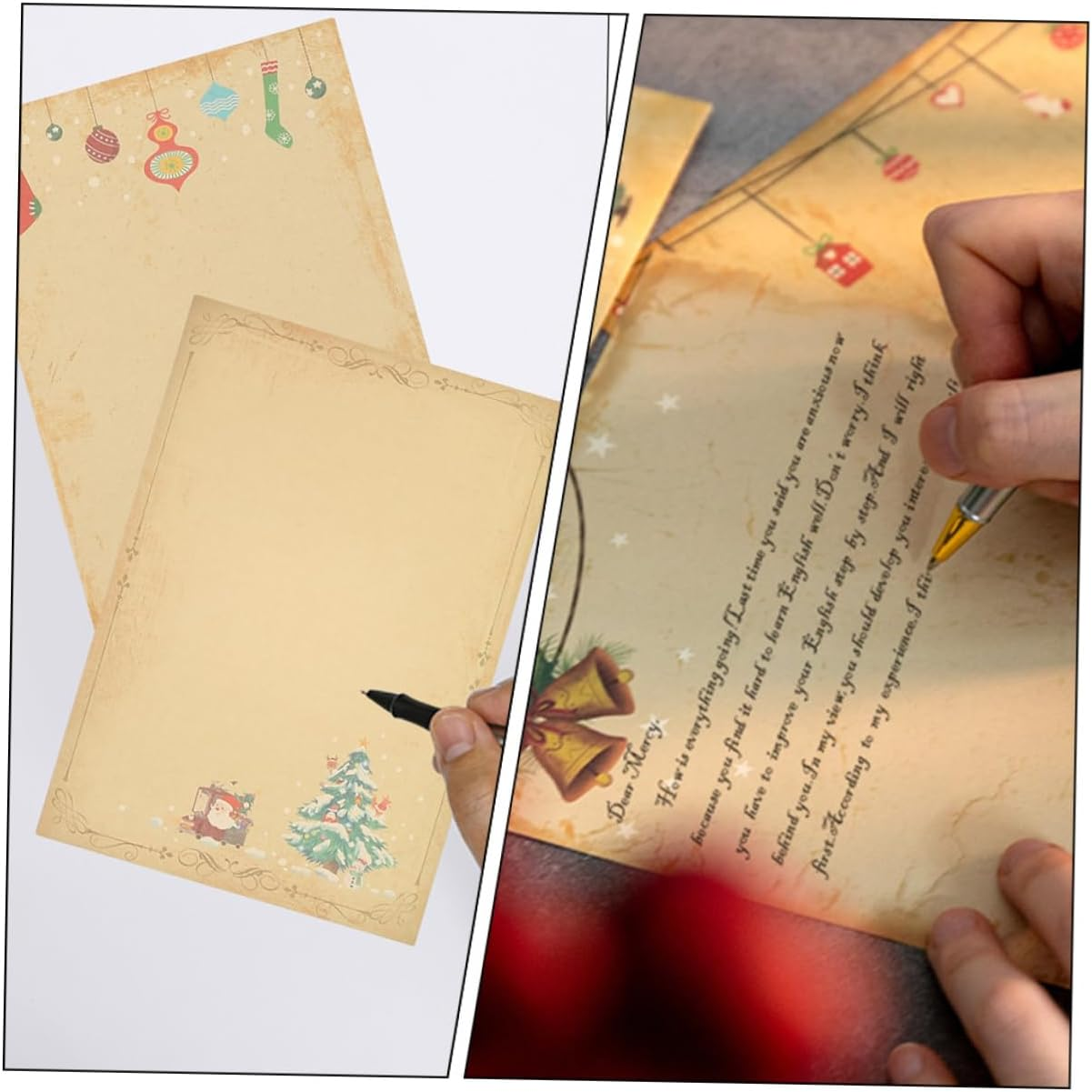 72 Sheets Khaki Kraft Letter Paper for Lyrics and Seasonal Letter Writing image number 5