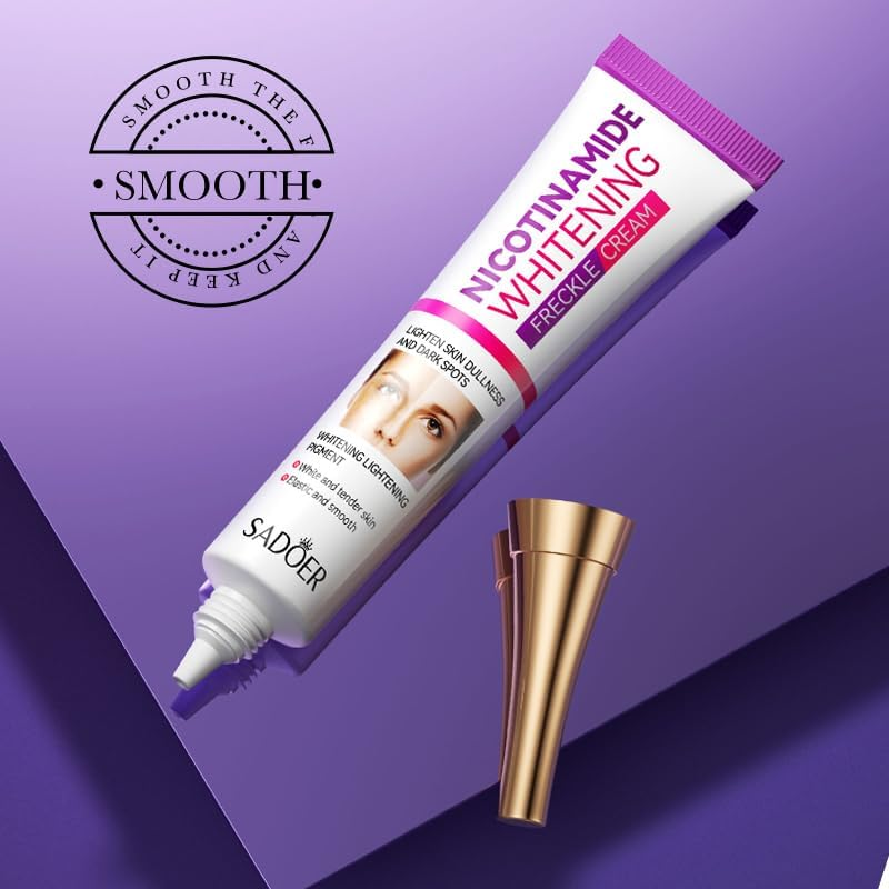 Allunodac Dark Spot Remover for Face,Nicotinamide Whitening Freckle Cream,Skin Dullness Lightening Body Cream,Hyperpigmentation Suitable for Men Women,0.8 Oz image number 2