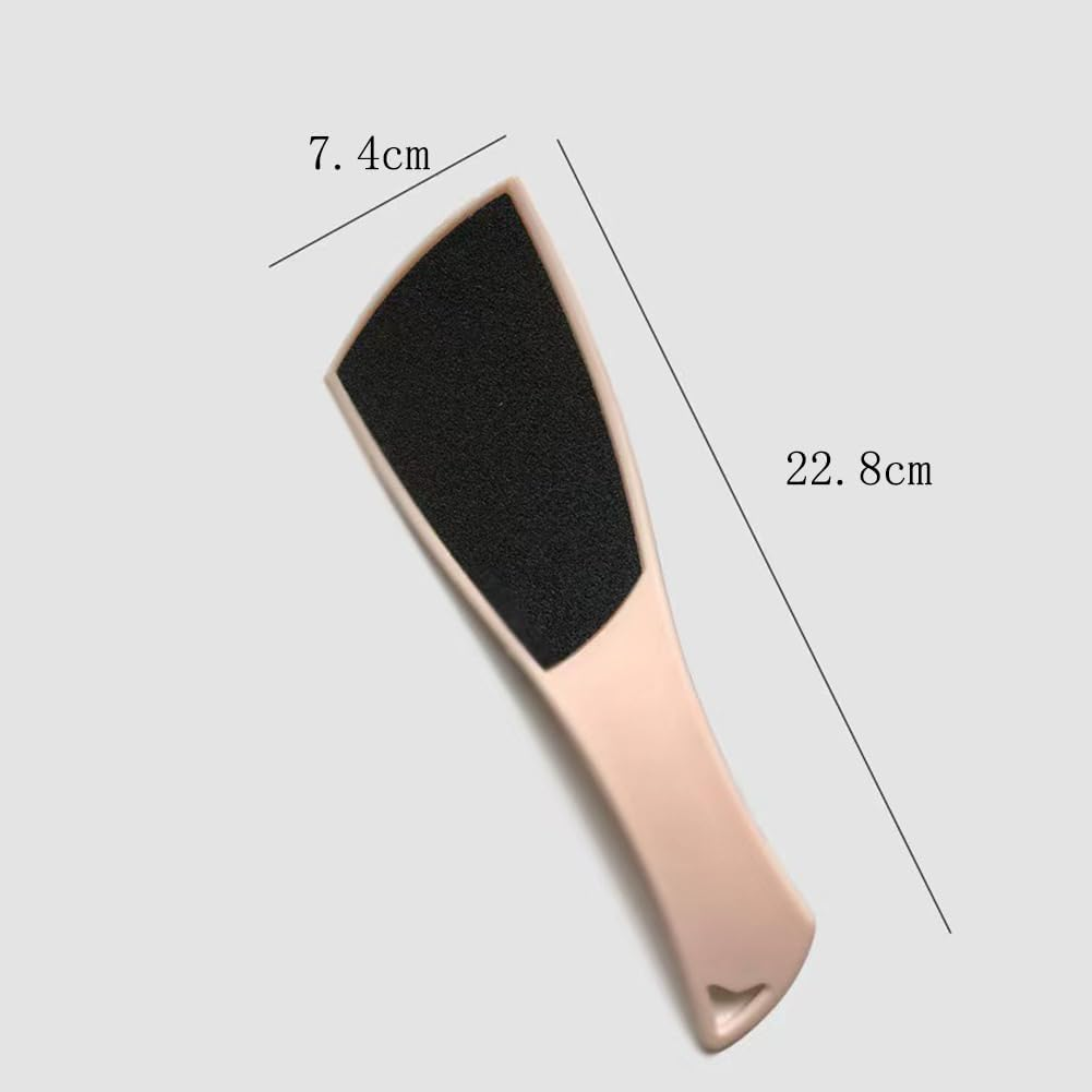 4 Pack Double Sided Foot File Callus Remover Pedicure Tool Dead Skin Scrubber Heel Exfoliator Foot Rasp Hard Skin Remover Plastic Sandpaper Foot Care Tool image number 2