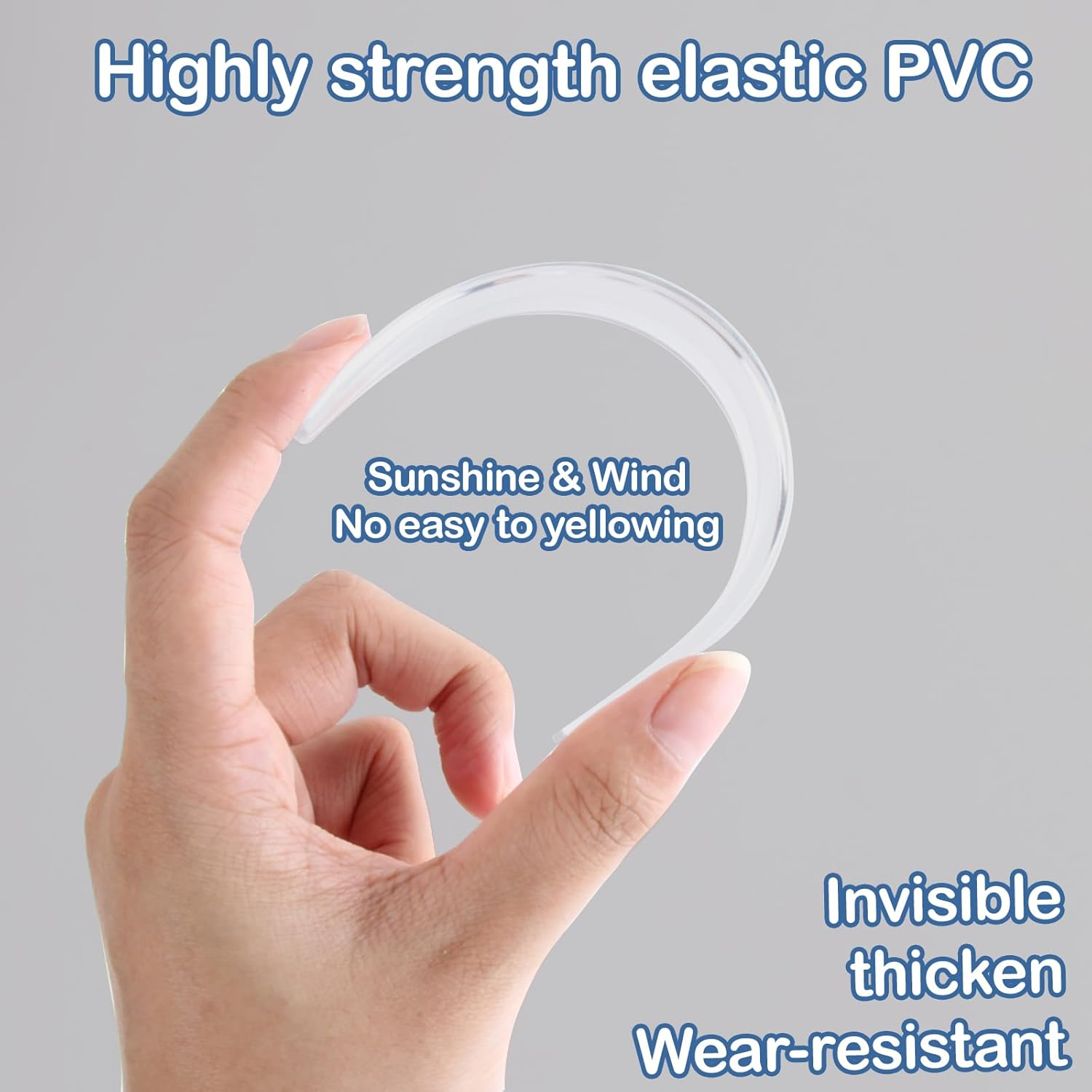 YUENTOEN 4Pcs Car Door Edge Protector, Anti-Scratch Car Door Protector Trim Strip with Self Adhesive for Auto, Sedans, Truck, SUV, White image number 5