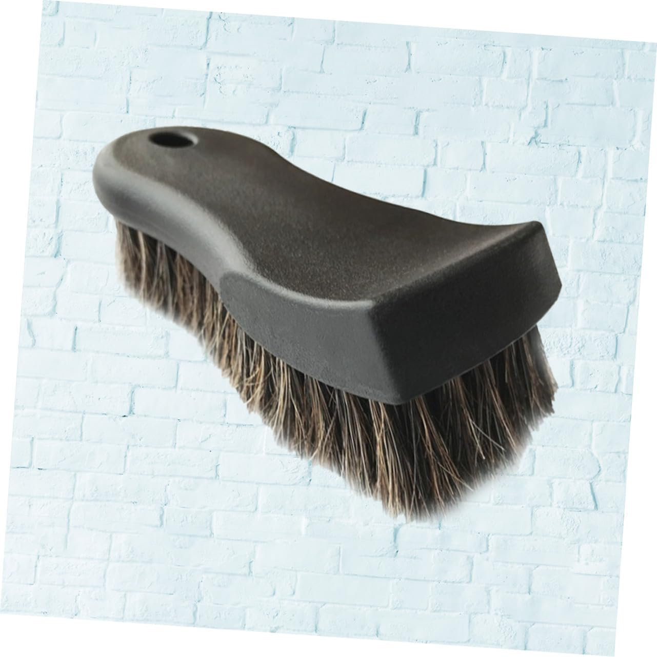 BUGUUYO Car Roof Cleaner Horse Hair Brush for Automotive Interior and Exterior Versatile Leather Seat Dusting and Tough Stain Removal Ergonomic Handle Portable Mane Cleaning Tool for Car image number 1