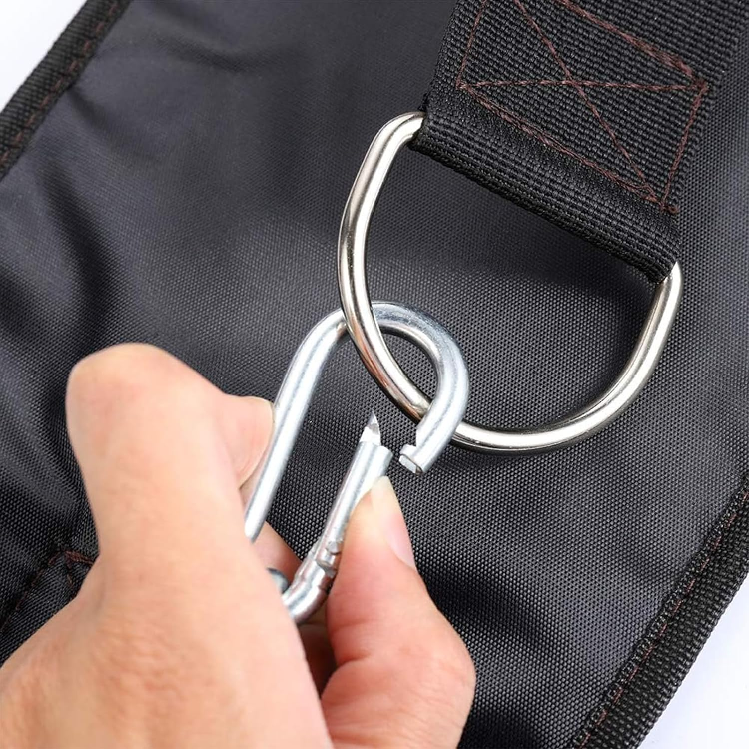 MOOCY Dip Belt with Chain for Weightlifting,Weight Belt for Pullup,Powerlifting, Pull-Up Belt Weighted Dip Belt with Double D-Ring Weightlifting Back Support Strap