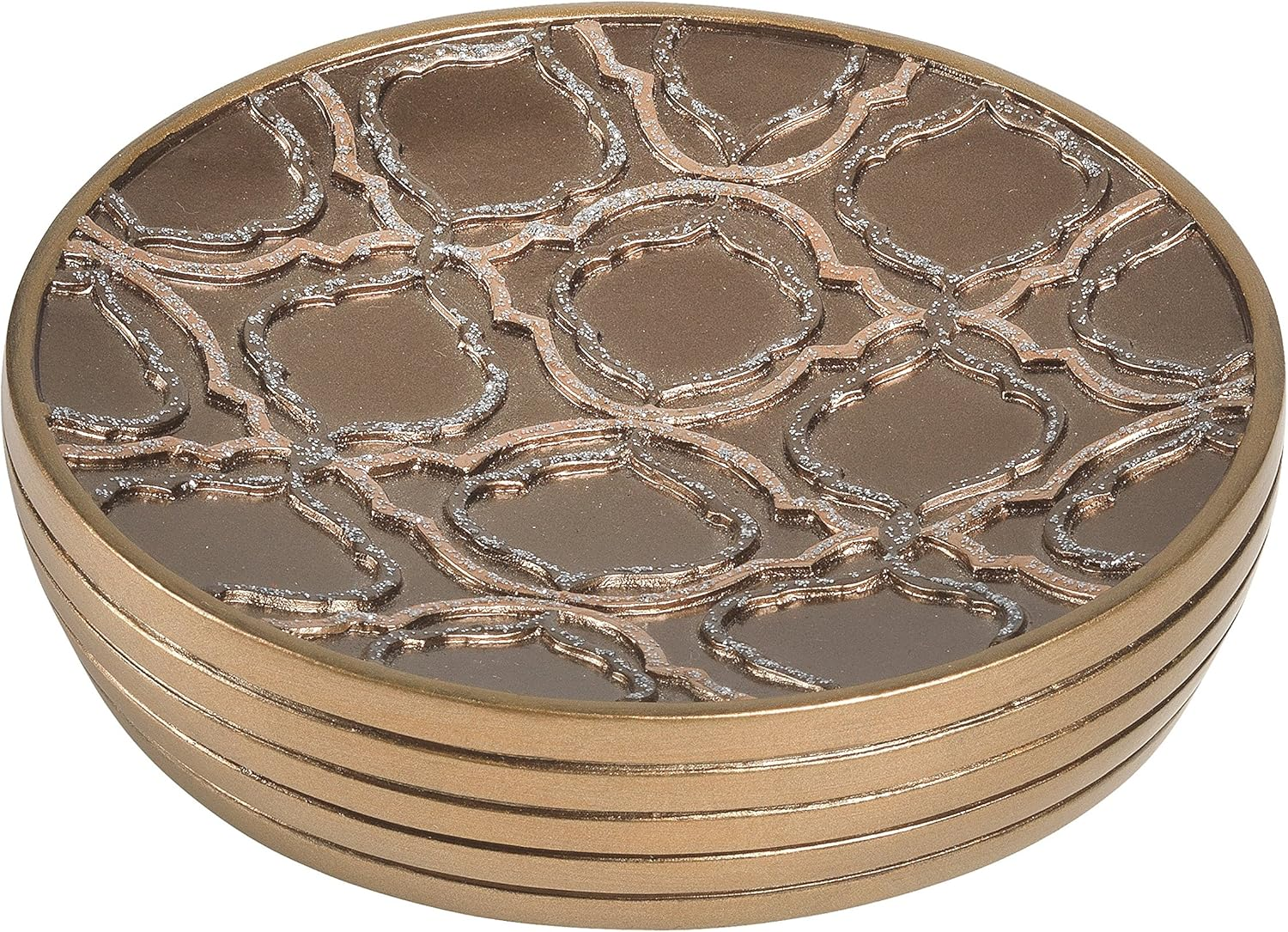 Popular Bath Contour Bath Rug, Spindle Collection, 23" X 10.5", Gold image number 7