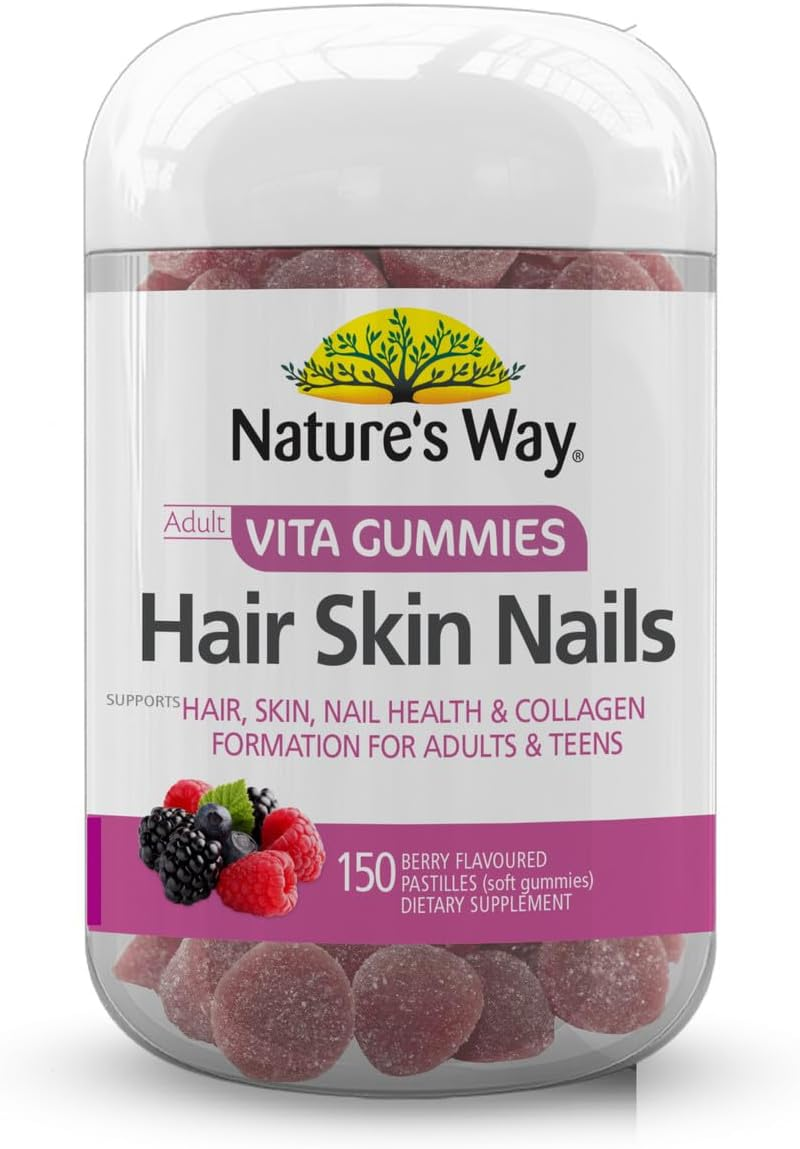 Nature'S Way Adult Vita Gummies for Hair, Skin and Nails 150 Pastilles image number 2