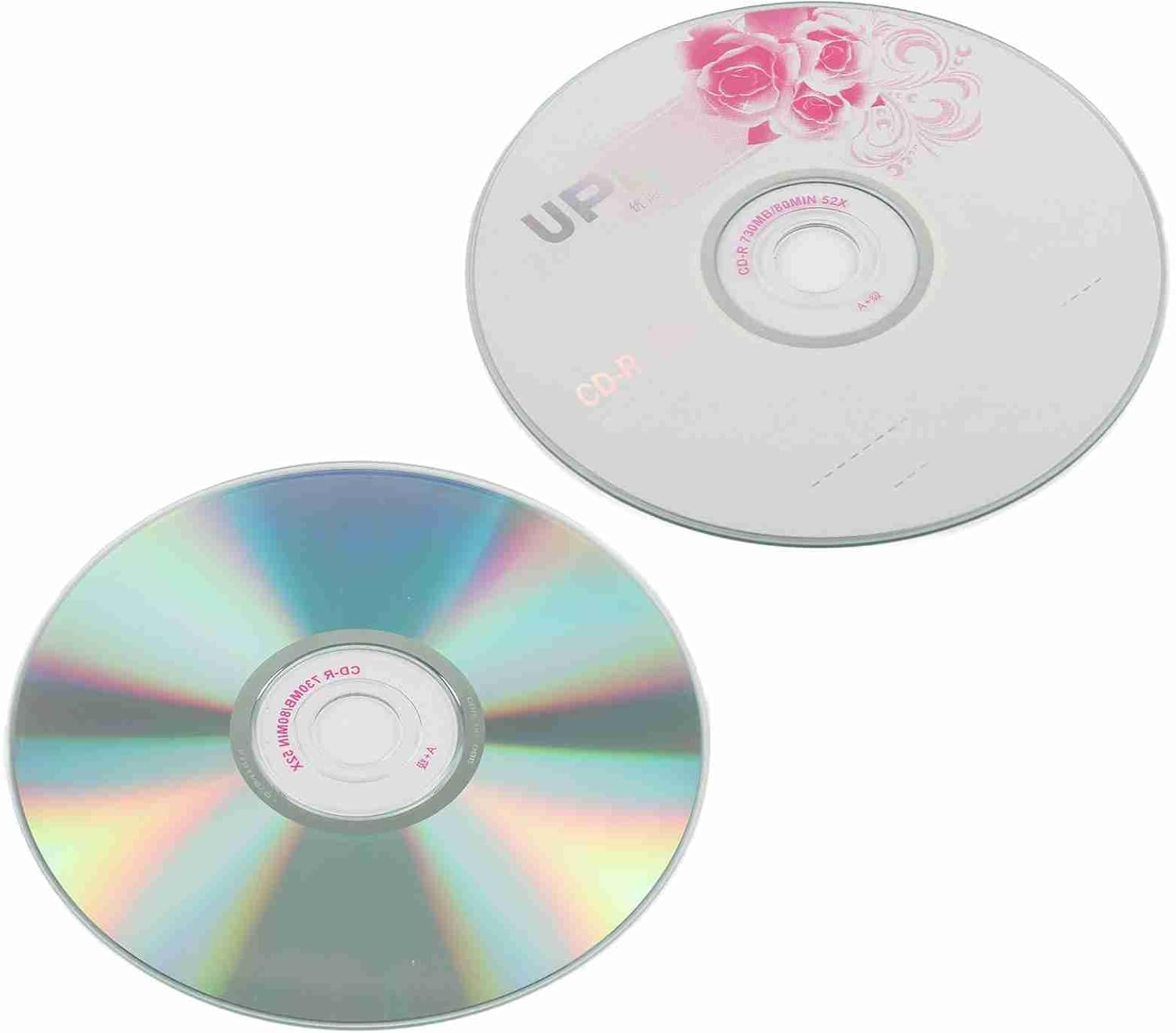 CD R Blank Discs, 52X 730MB Recordable Disc Blank Cds for Storing Digital Images Music Data, Long Term Data Archiving Discs, 175 Songs Storage Capacity, 225 Photos Storage Cds (50PCS) image number 3
