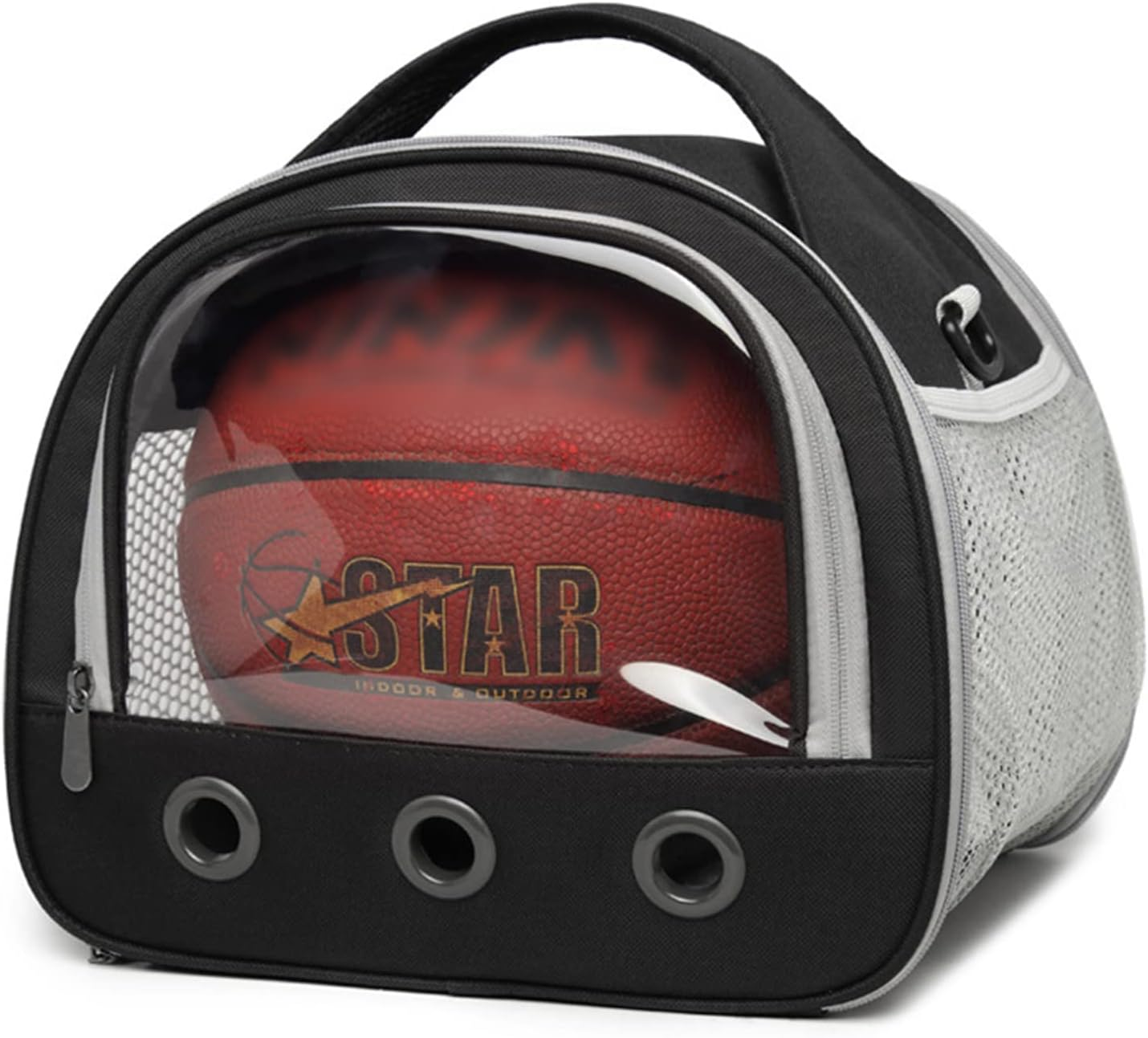 Small Animal Transport Bag Guinea Pig Travel Transport Cage with Transparent Window for Bird Rat Guinea Pig Squirrel Transparent Window Hamster Cage image number 1