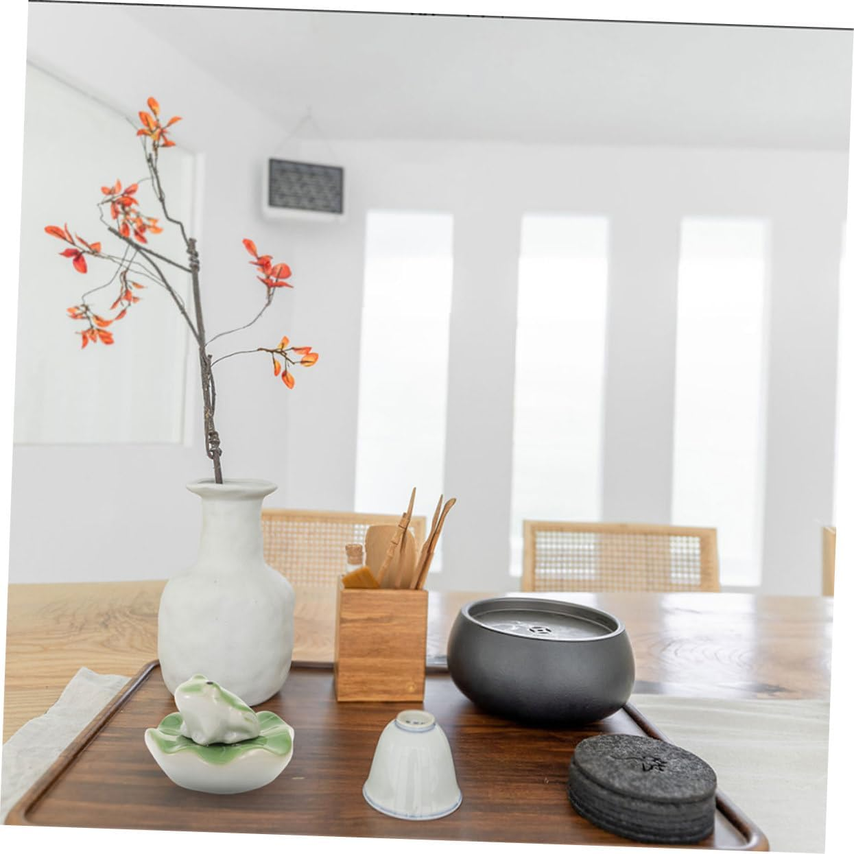 CIMAXIC 2Sets Ceramic Floating Frogs Tea Pet Sculptures for Fish Tank Aquarium Decor Aquarium Landscape Decorations for Home and Office image number 6