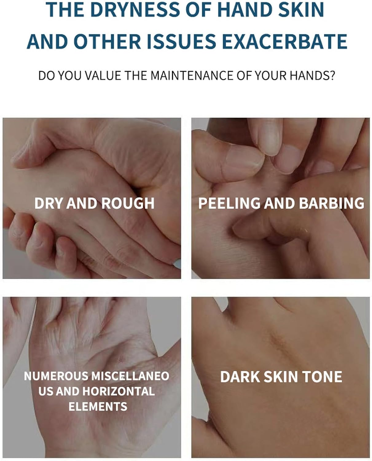 5 Pcs Natural Flower Hand Cream for Dry Skin - Intense Moisturizing with Rose, Cuckoo, Tree Peony, Sakura & Chamomile - Paraben-Free, Non-Greasy Formula for Soft, Smooth Hands image number 6