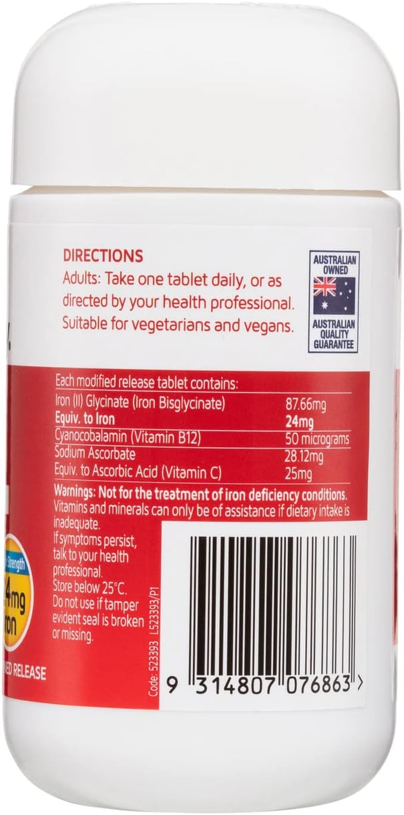 Nature'S Way High Strength Modified Release Iron 30 Tablets image number 2