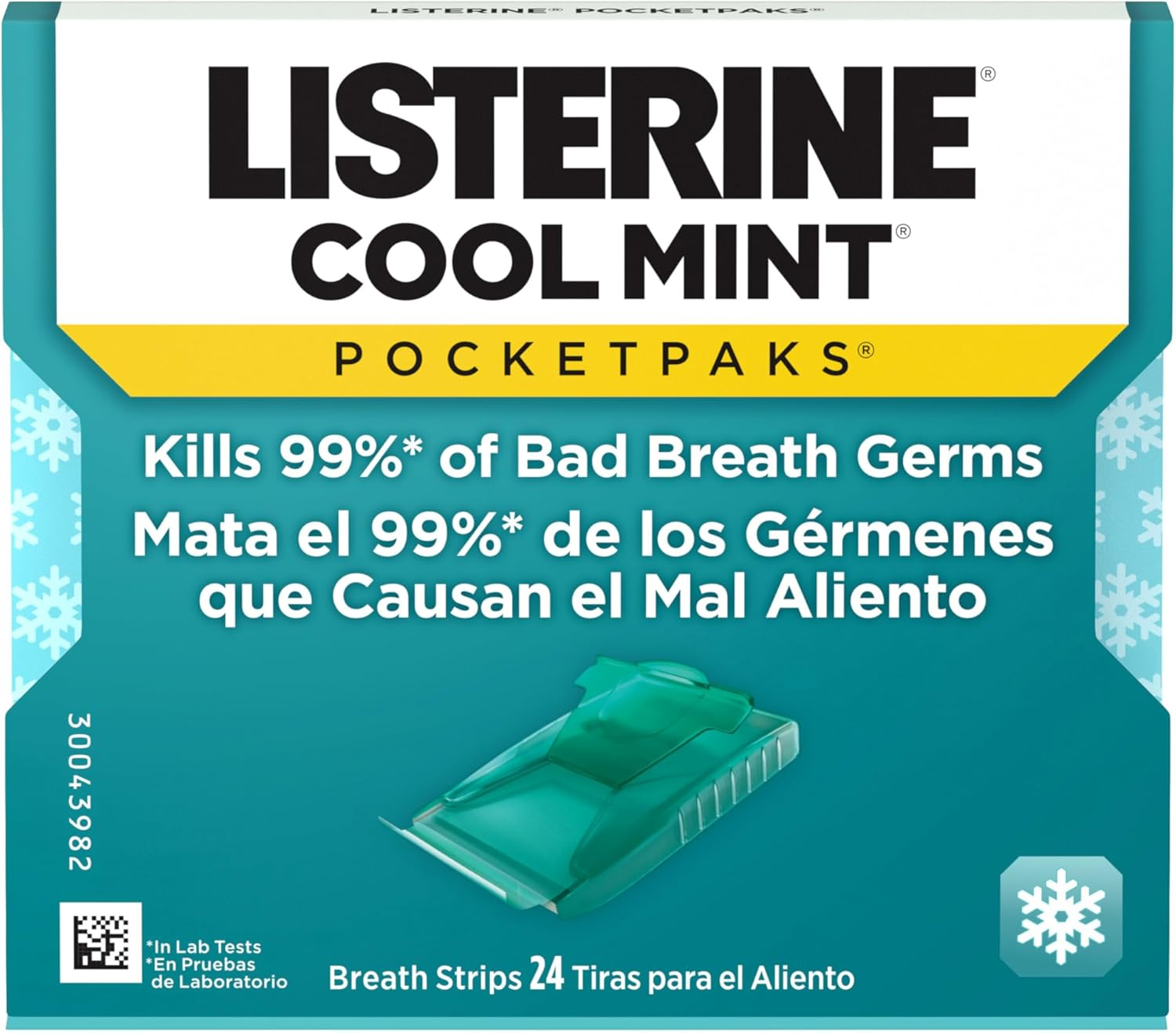 Listerine Cool Mint Pocketpaks Breath Strips, 24-Strip Pack (Pack of 12) image number 5