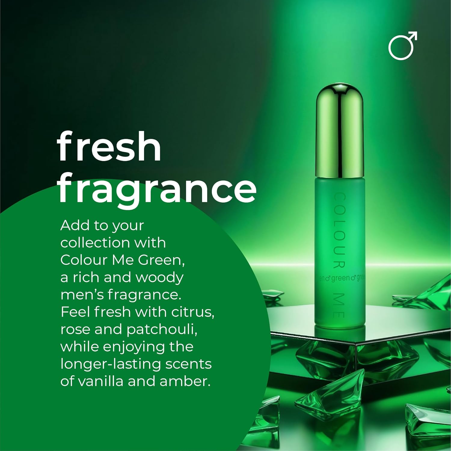Colour Me Green - Fragrance for Men - 50Ml Eau De Toilette, by Milton-Lloyd (Pack of 2) image number 3