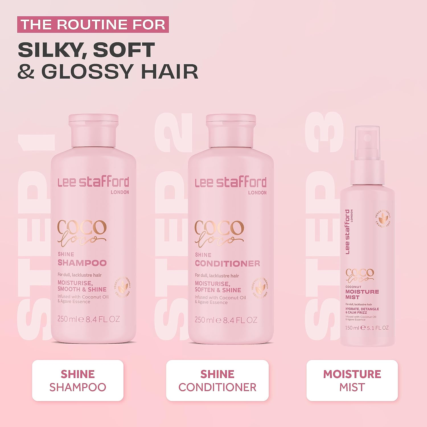 Lee Stafford Coco Loco Coconut Moisture Mist 150 Ml image number 1