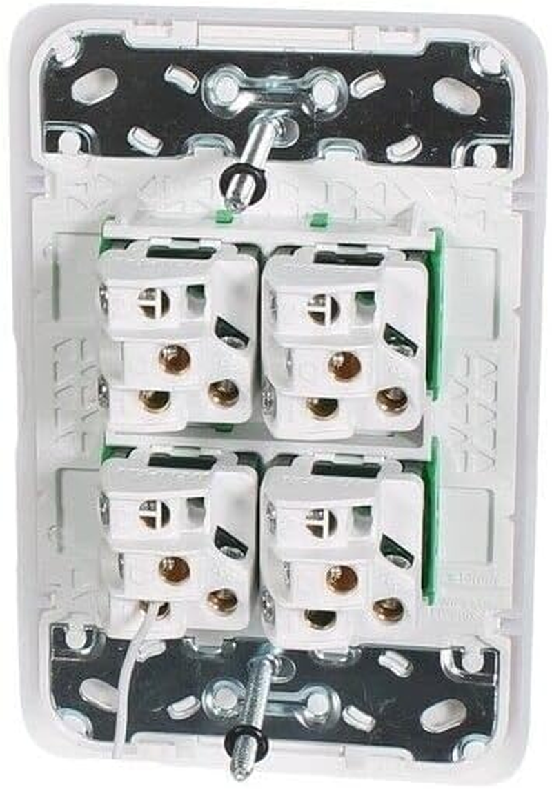 Clipsal 3000 Series 4 Gang, 250V 10Ax1-Way/2-Way Vertical Mount Iconic Flush Switch, White image number 4