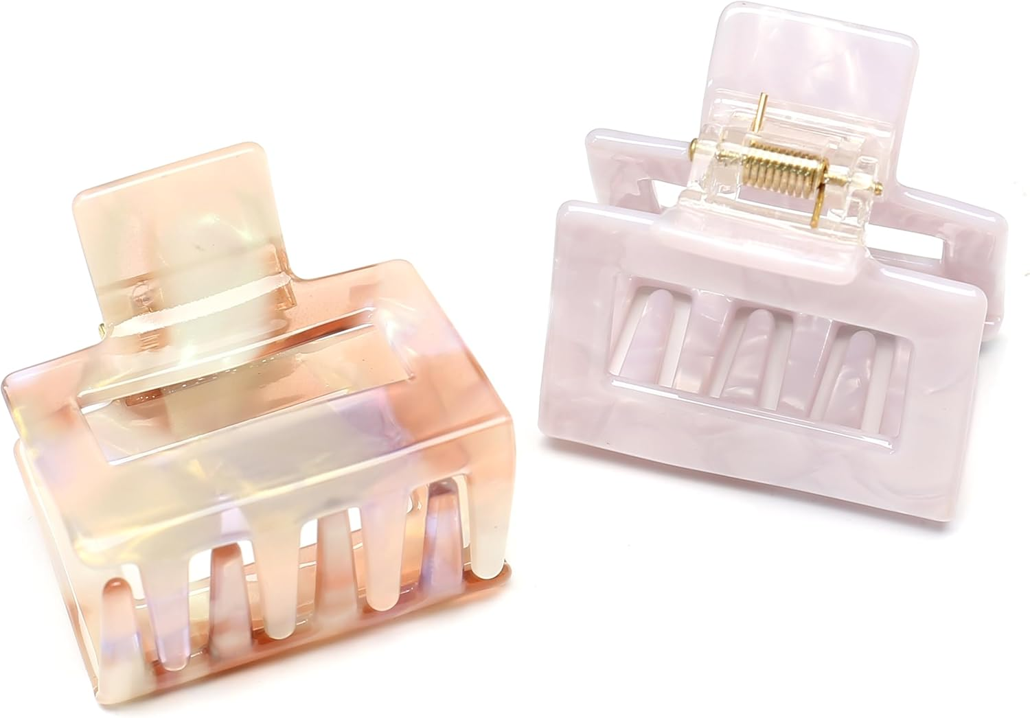 Qingoo Small Cellulose Acetate Hair Clip Beautiful Women'S Hair Clip Headdress Elegant Hair Accessory 1 Piece (5.2 Cm X 4.8 Cm, Purple Red) image number 4