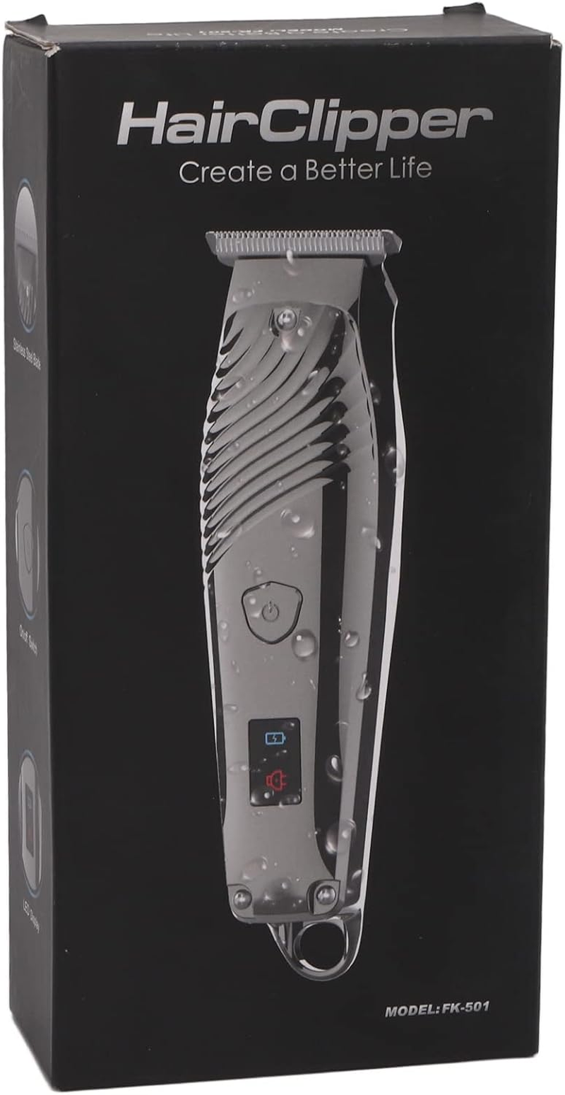 Electric Hair Trimmer Low Noise Portable Clipper for Men Travel Use image number 3