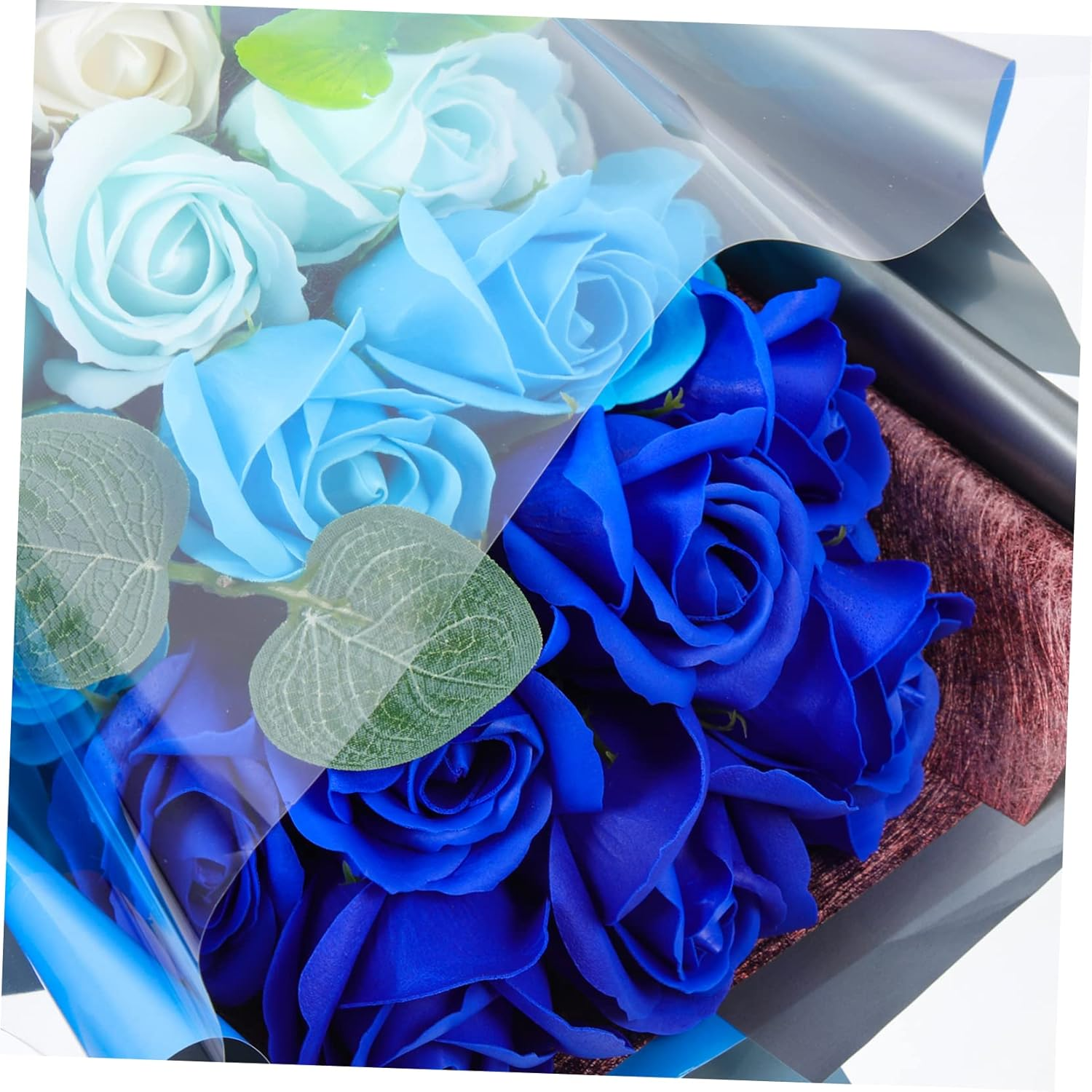 ULDIGI 1Set Soap Flower Handmade Artificial Flowers for Mother'S Day Valentine'S Day Bathroom Decor Non-Wilting Safe and Practical Soap Roses Gradient Box image number 3