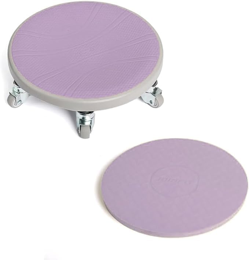 6-Castor 360-Degree Multidirectional round Ab Wheel Disc Board Slide Board: Compact, Versatile Fitness Tool for Abdominal Muscle and Core Strength Workout image number 4