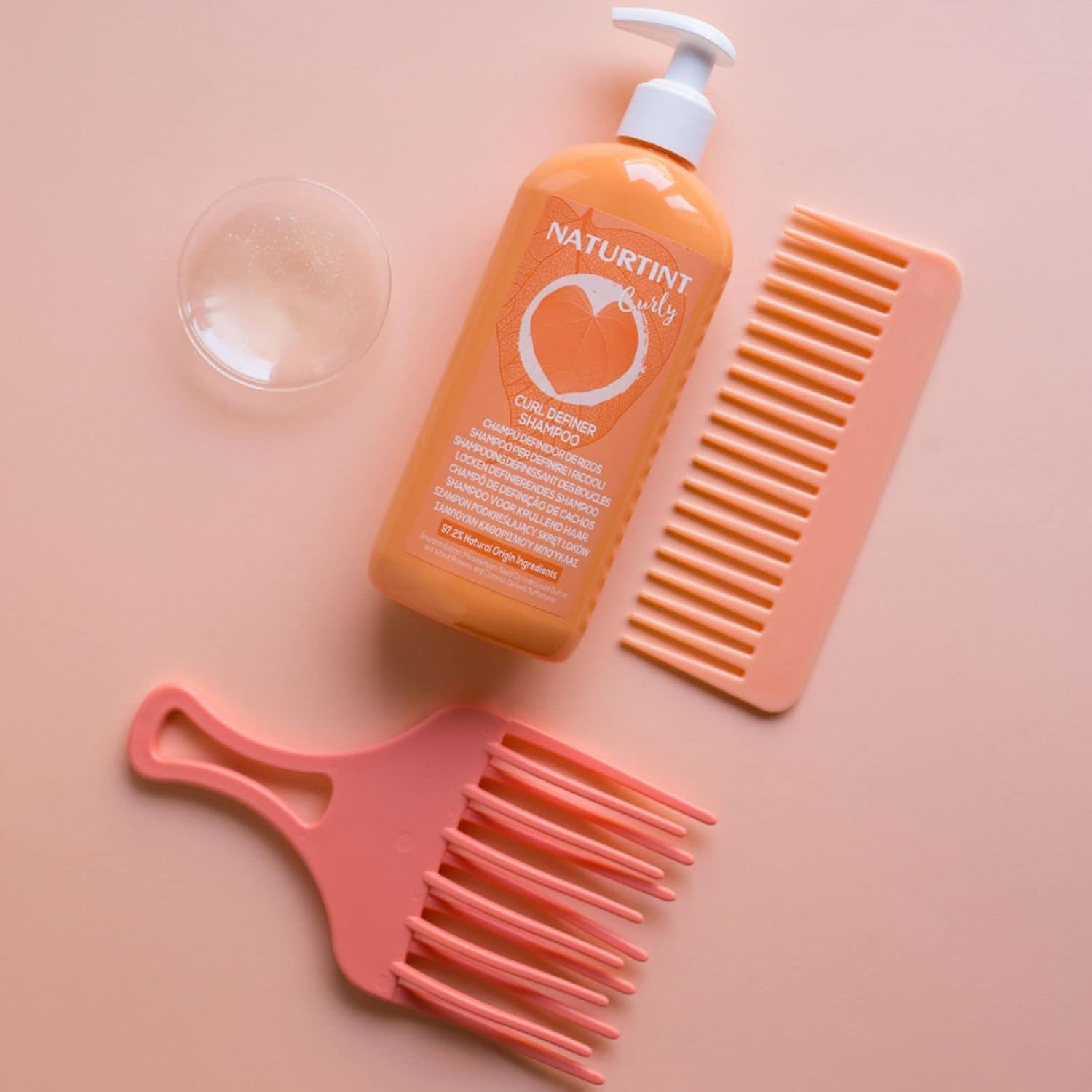 Naturtint Curl Defining Low-Poo Shampoo | Suitable Curling Method | Gently Cleans, Moisturises and Defines Your Curls | Free from Sulphates, Silicones, Parabens and Phenoxyethanol