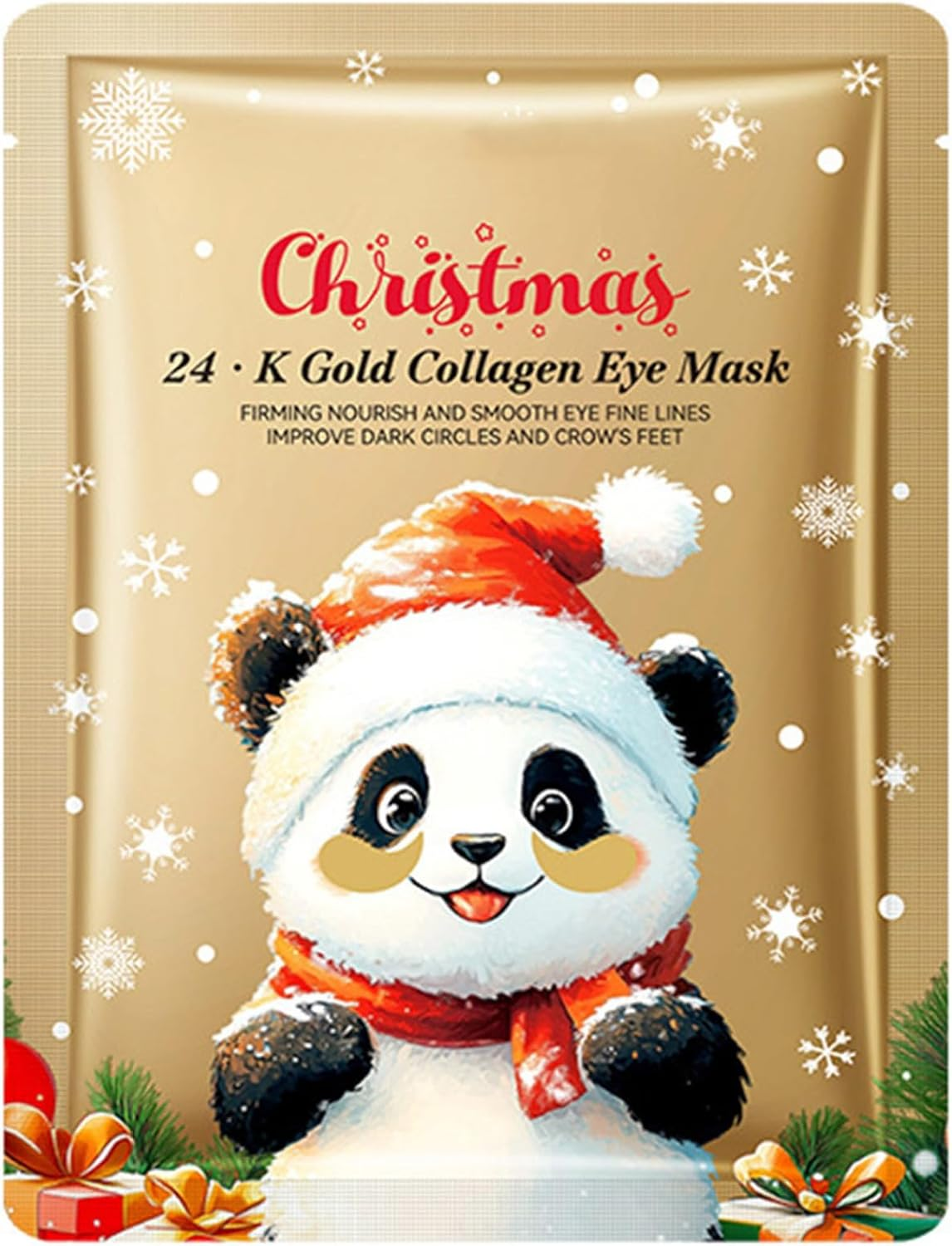 Yruioon 10-Pack Gel Eye Mask Set for Sensitive Skin | Moisturizing under Eye Patches, Cooling Care 24K Gold One Size