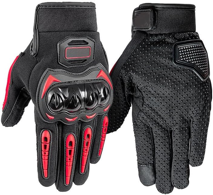 Full Finger Touchscreen Motorcycle Gloves for Men and Women - Ideal for BMX, ATV, MTB Riding, Road Racing, Cycling, Climbing, and Motocross