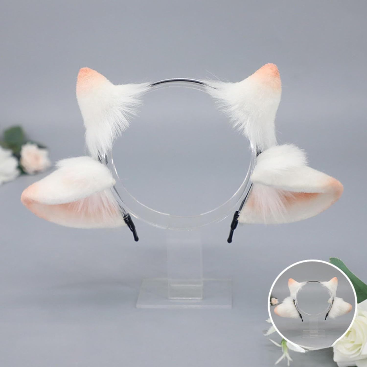 Generic Lamb Ear Headband Headdress for Halloween Animal Themed Parties image number 1
