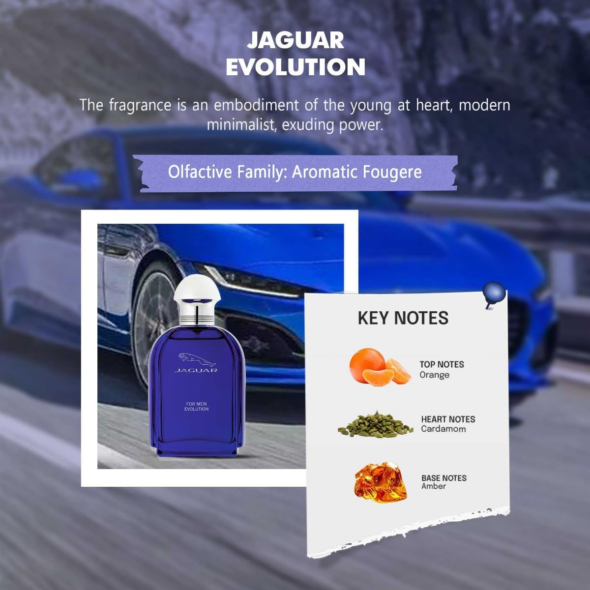 Jaguar Evolution Eau De Toilette Spray, 100Ml (10003963)
