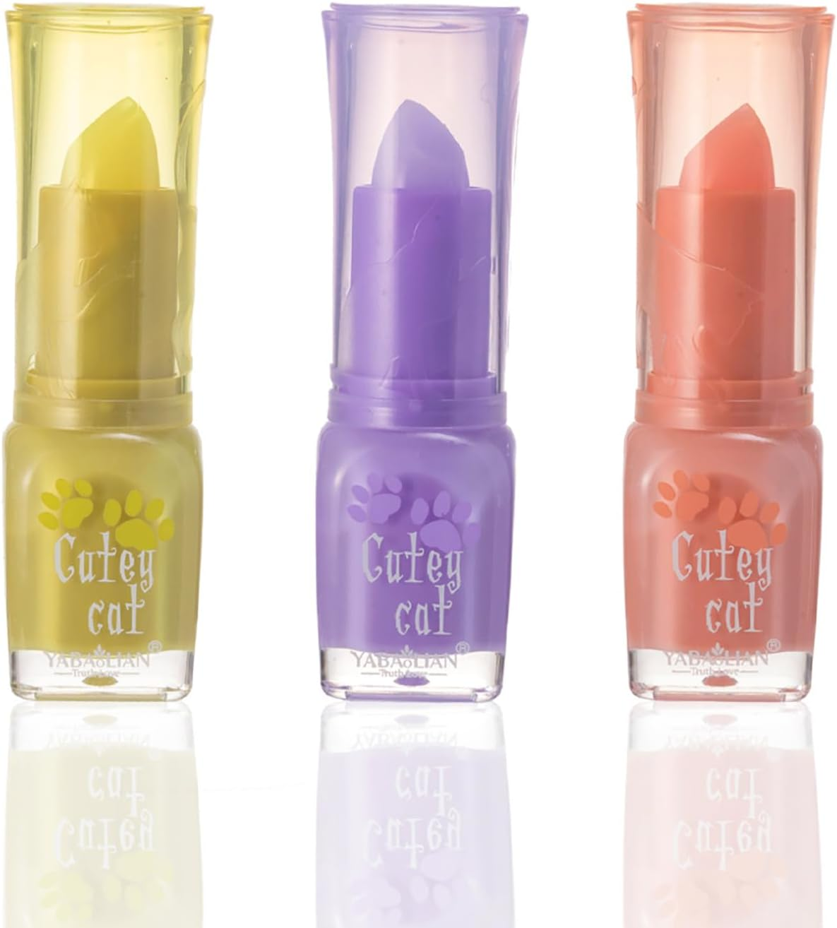 Roseflower Natural Lip Balm, 3 Colors Organic Lip Balm, 24HR Hydration - Moisturize Lips and Increase Charm, Nutritic Lip Balm for Dry, Cracked Lips(Pack of 3) image number 2