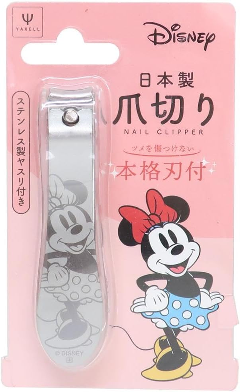 Yaxel Minnie Mouse Stainless Steel Nail Clipper, Approx. H 0.8 X W 3.3 X D 0.7 Inches (2 X 8.5 X 1.7 Cm)
