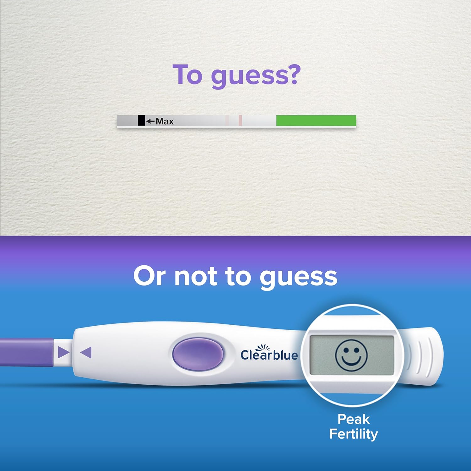 Clearblue Advanced Digital Ovulation Test Kit (OPK). Double Your Chances of Getting Pregnant, 1 Digital Holder and 10 Ovulation Tests, Try the FREE Clearblue Period & Cycle Tracker App image number 6