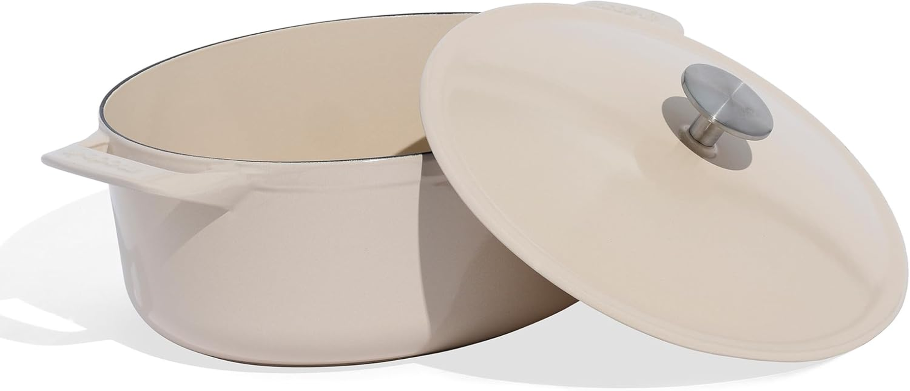 Made in Cookware - Dutch Oven 5.5 Quart - Blue - Enameled Cast Iron - Exceptional Heat Retention & Durability - Professional Cookware - Crafted in France - Induction Compatible