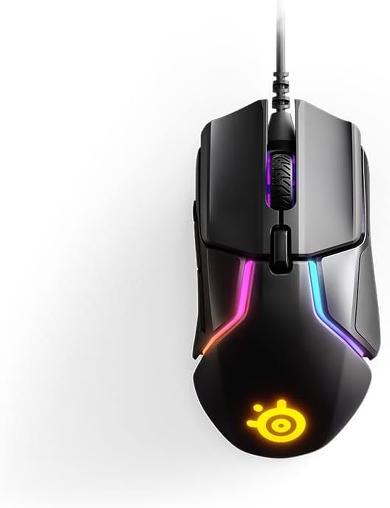 Steelseries Rival 600 Wired 7-Button 96-128G Gaming Mouse - Prism 3-Zone RGB Illumination - 12,000 CPI - Truemove3+ Dual Optical Sensor - 0.5 Lift-Off Distance image number 1