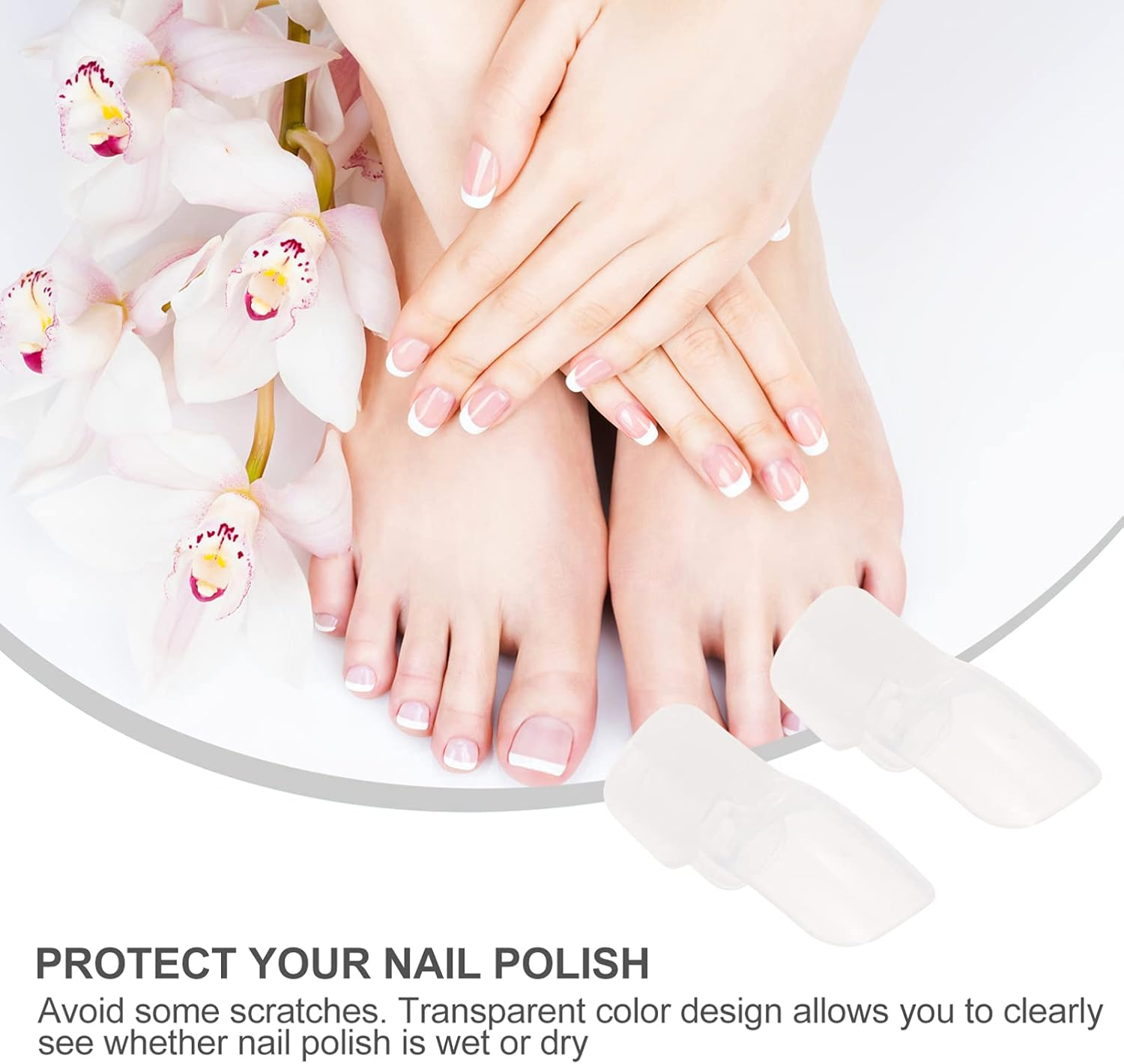 Baluue 20Pcs Armor Removal Tool Box Nail Polish Varnish Cover Protector Nail Polish Varnish Shield for Manicure Art Use image number 4