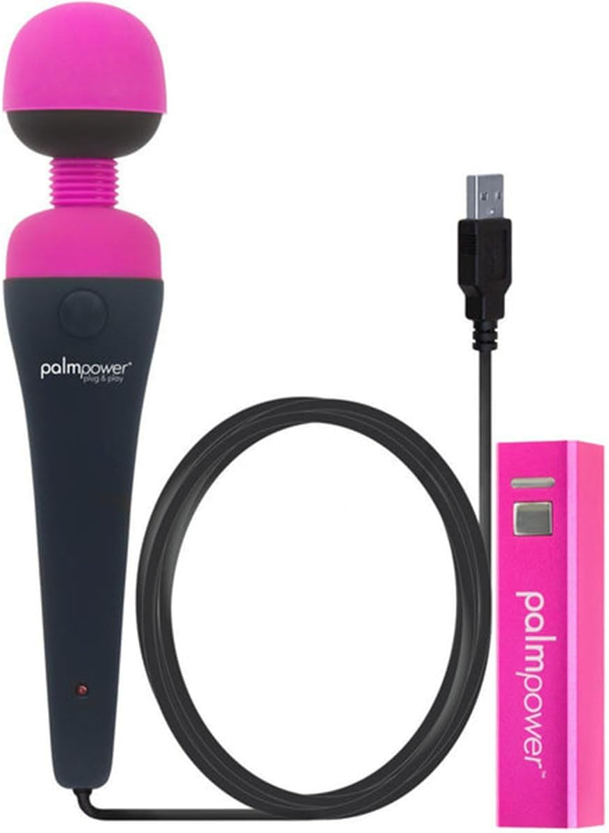 Palmpower Massage Wand Plug & Play USB, Pink image number 6