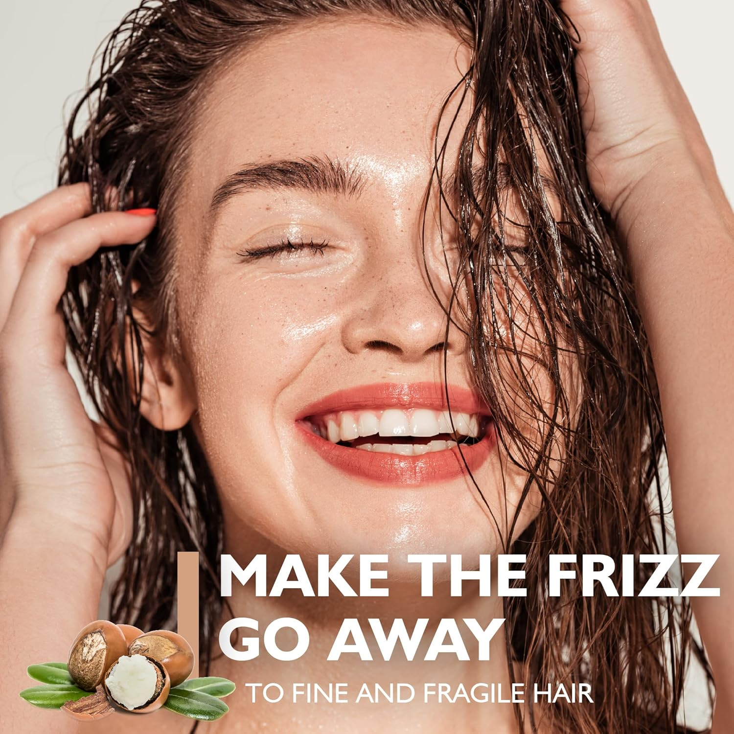 Damage Repair LIGHT Shea Butter - for Fine, Thin & Fragile Hair Lightweight Volume with Pure African Shea Butter 500Ml I 16.9Fl.Oz image number 4