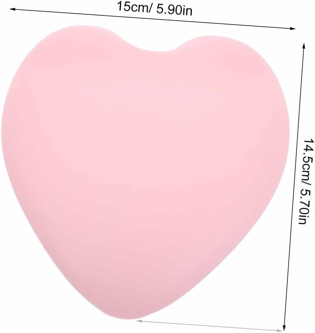 Healvian Manicure Hand Pillow Heart Shaped Nail Arm Rest Soft Nail Mat Beauty Salon Hand Rest Pillow Portable image number 2