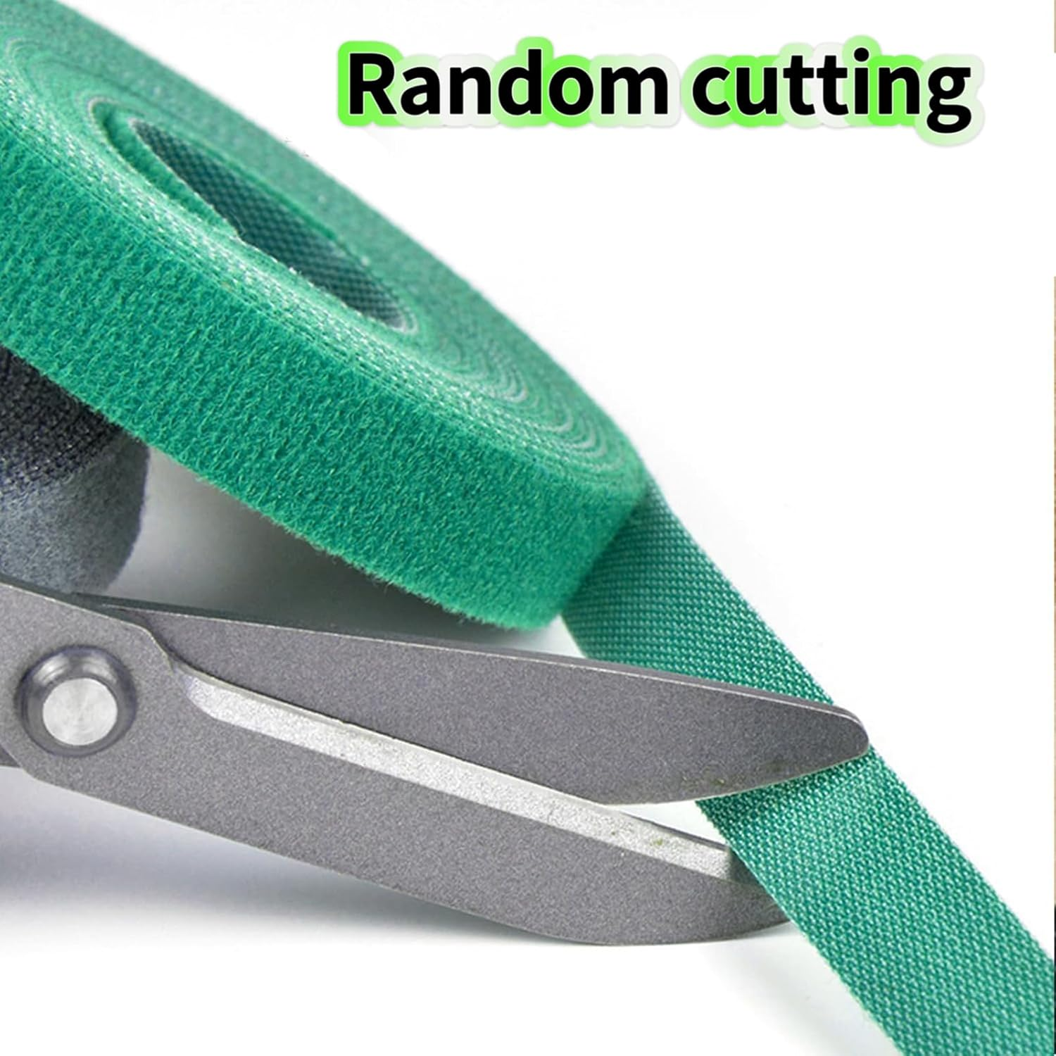 Garden Tie Green Tape, 20M/65.6Ft Green Garden Tape,Plant Supports Ties,Reusable Cable Ties-For Climbing Plants Straps Tree Stakes and Indoor Outdoor Plant Gardening Planters Flowers image number 1